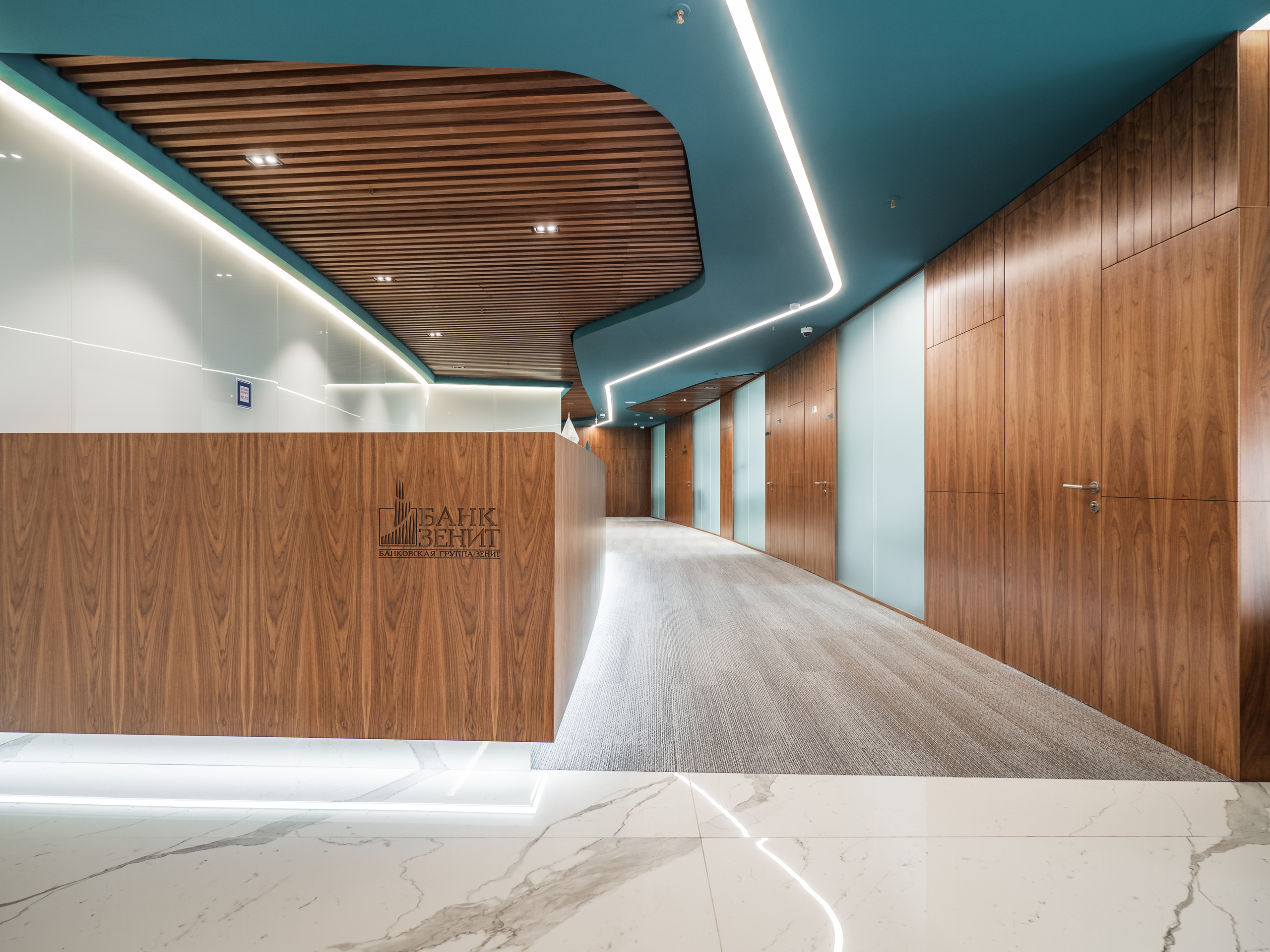 Банк Зенит. Архитектура и интерьер