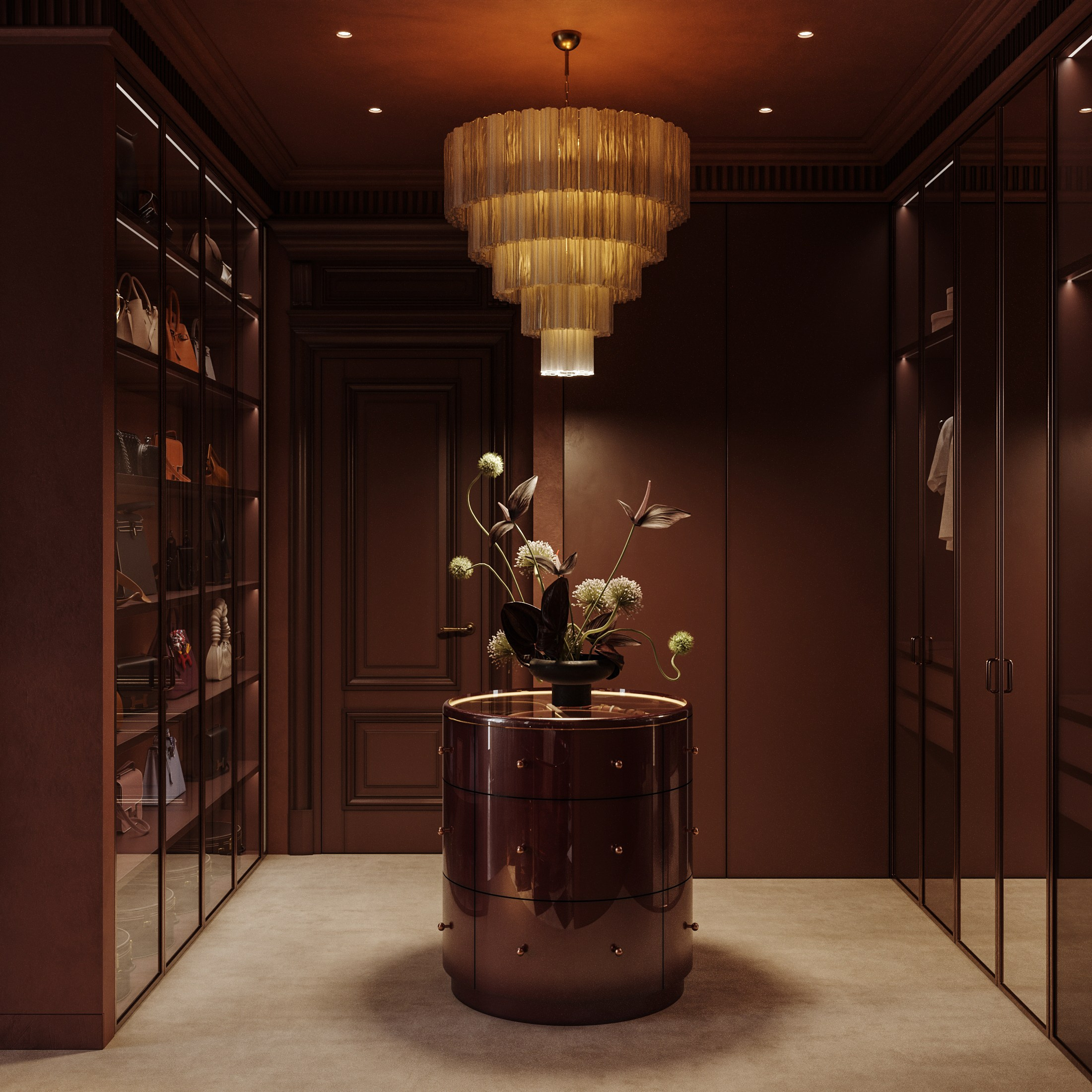 Интерьер. 3d Visualization of the interior and exterior