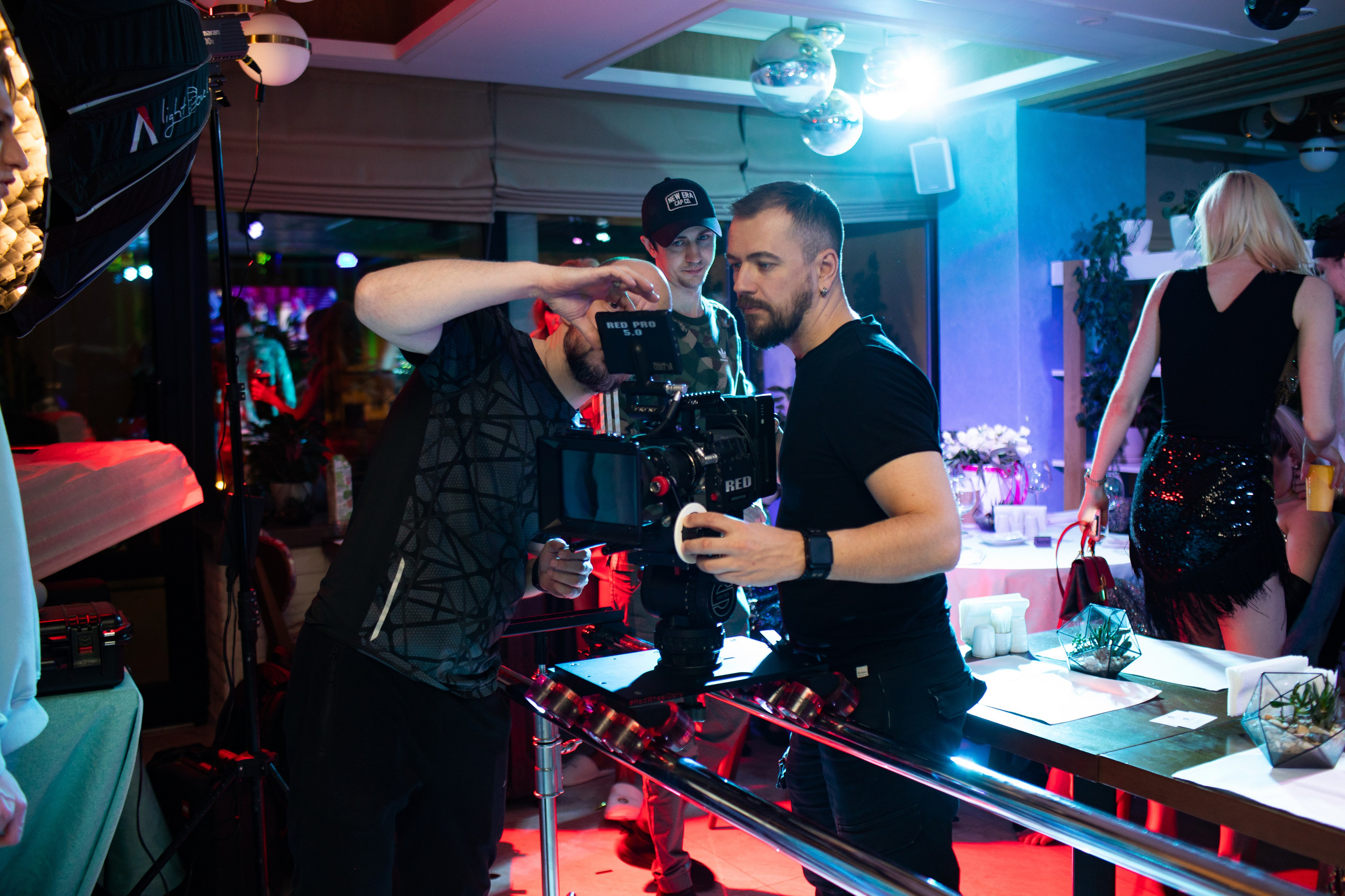 Съемка клипа Анни Калашниковой «Не ври мне в Риме». Art photographer Nino