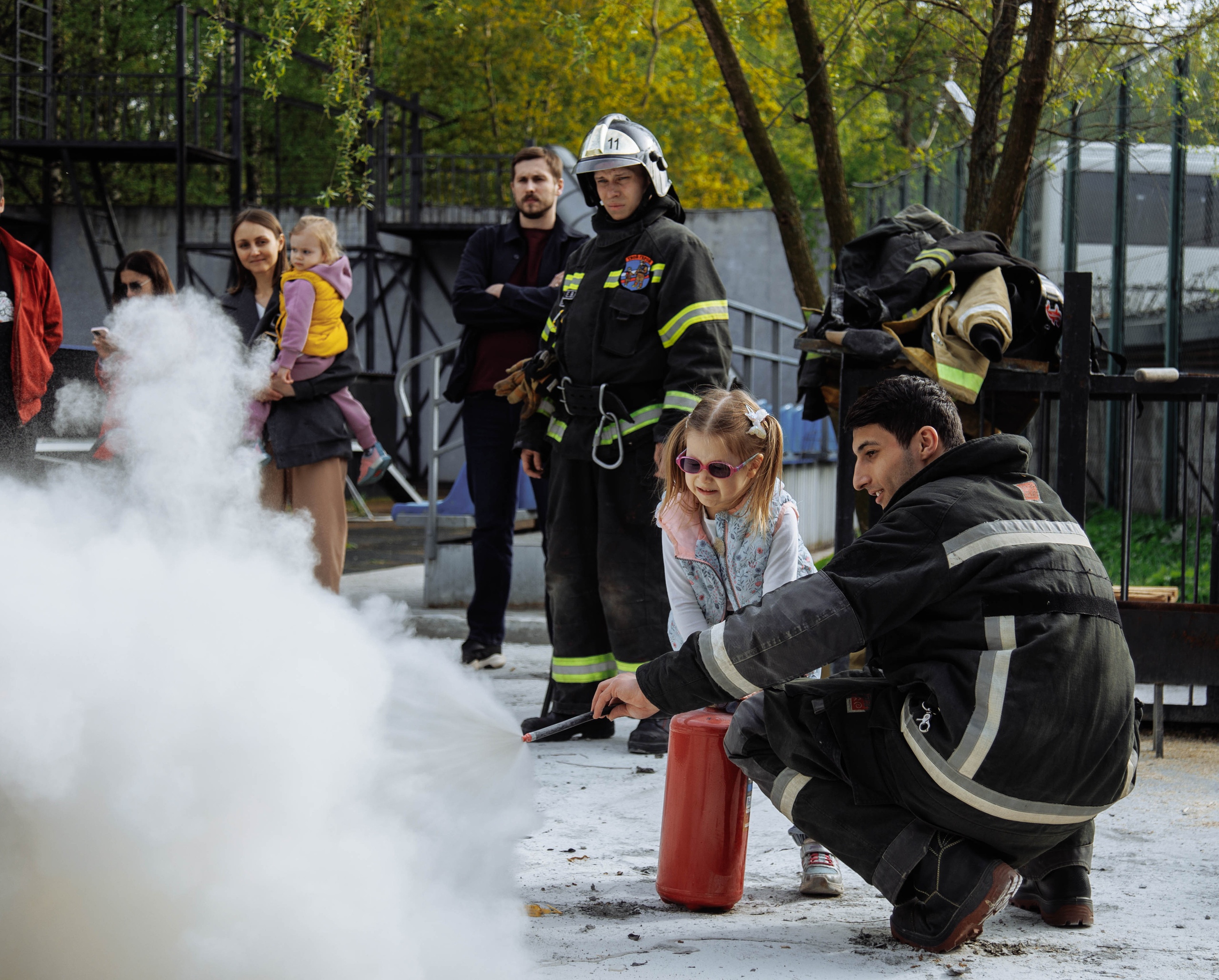 День рождения в пожарной части МЧС России. Семейный, свадебный и контент фотограф Москва