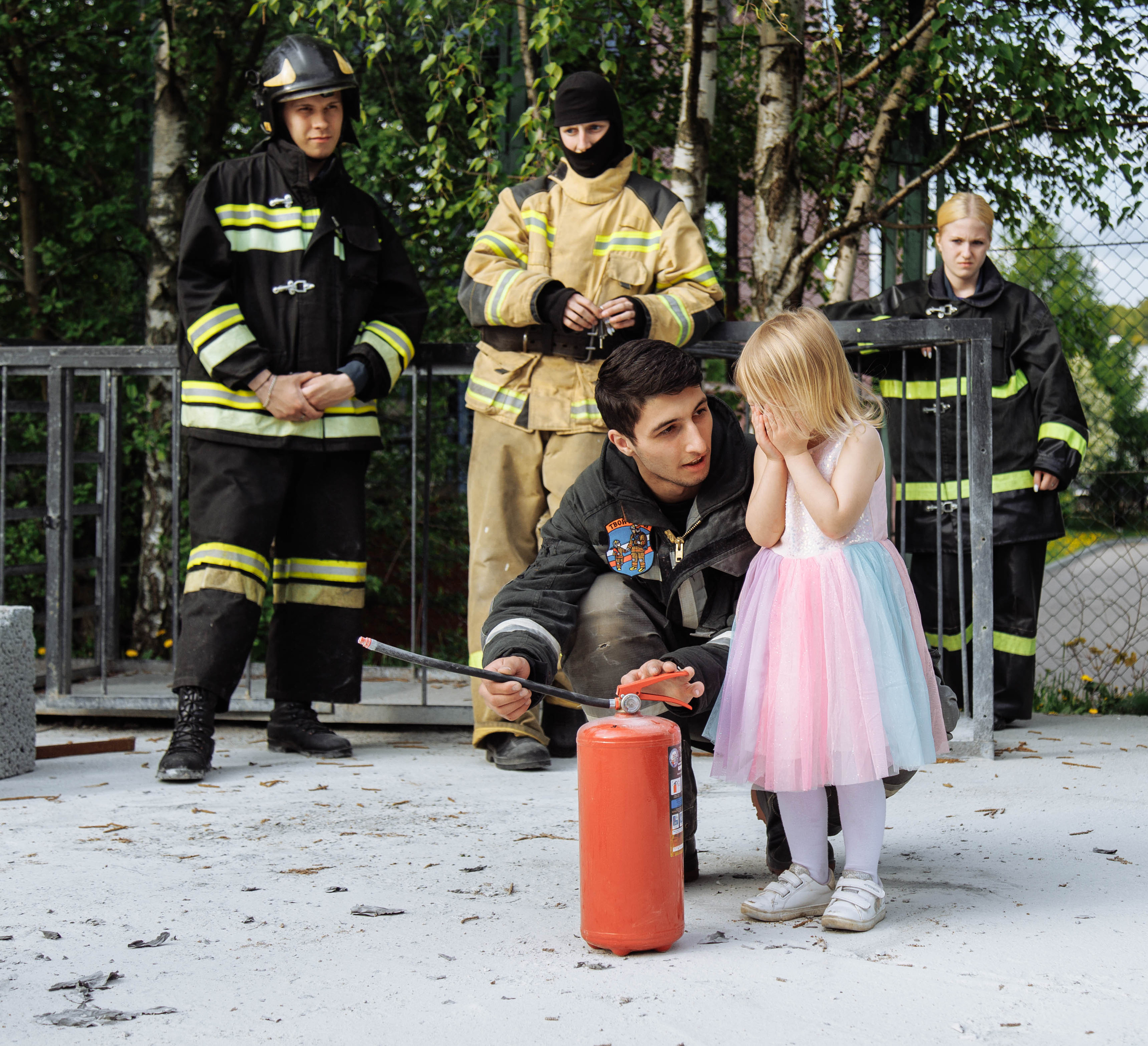 День рождения в пожарной части МЧС России. Семейный, свадебный и контент фотограф Москва