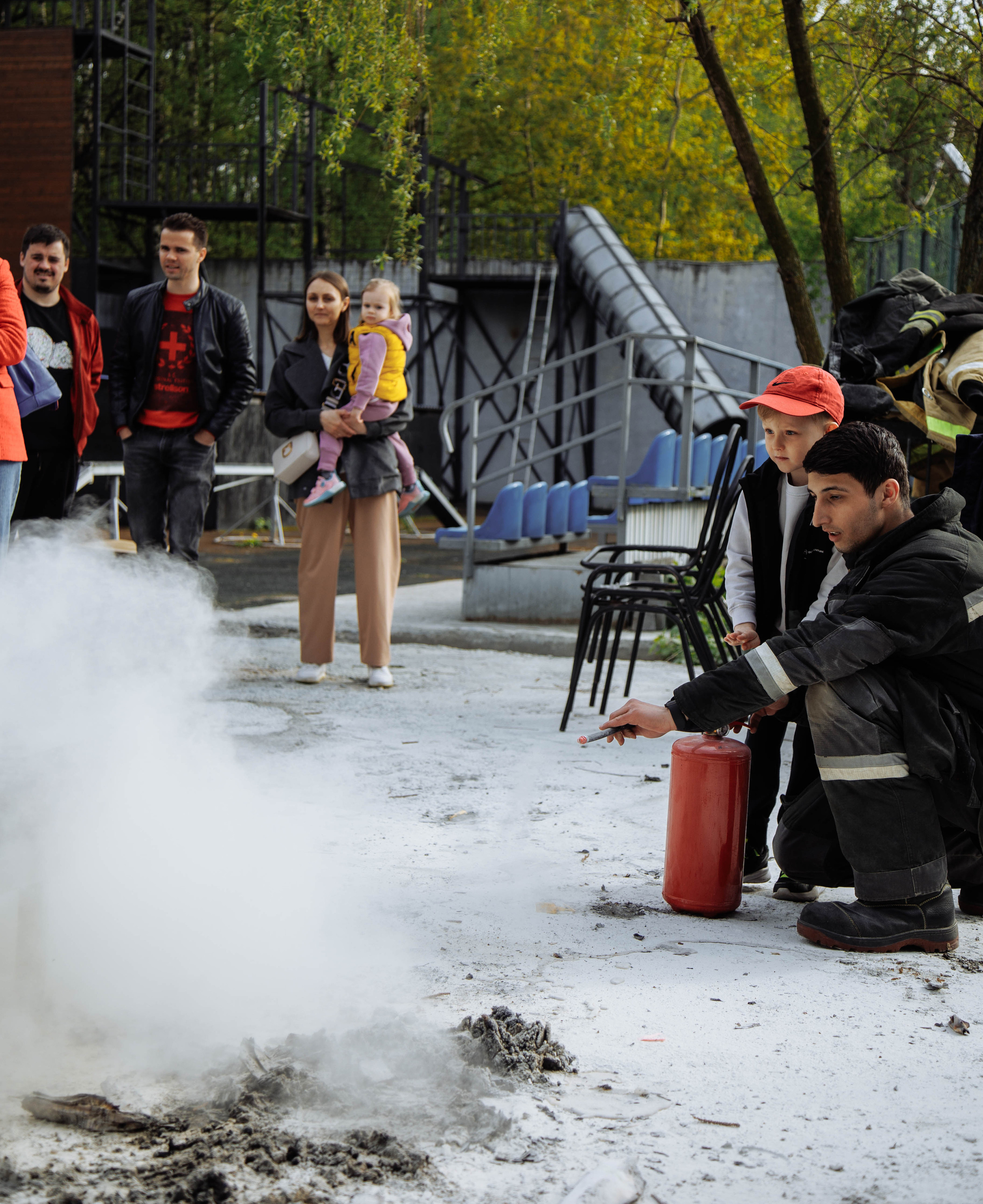 День рождения в пожарной части МЧС России. Семейный, свадебный и контент фотограф Москва