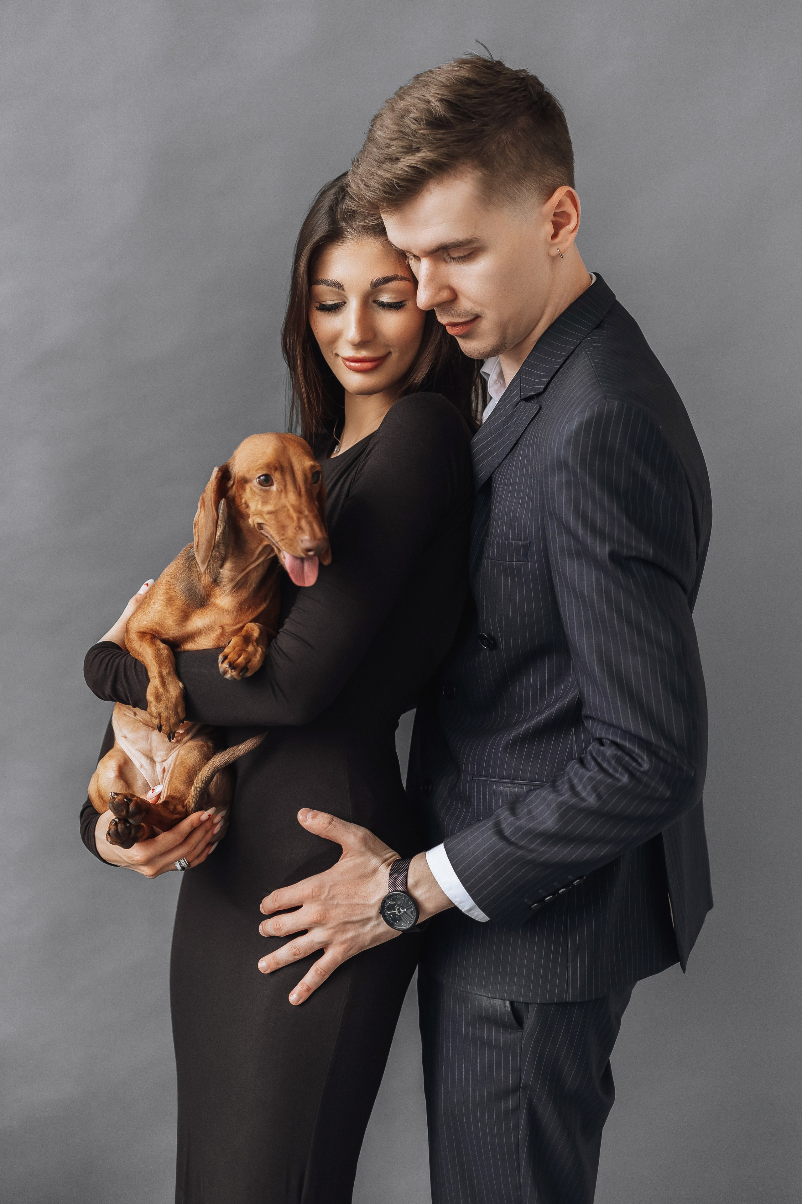 Анна и Валентин + Чапа. Портретный и семейный фотограф в Минске