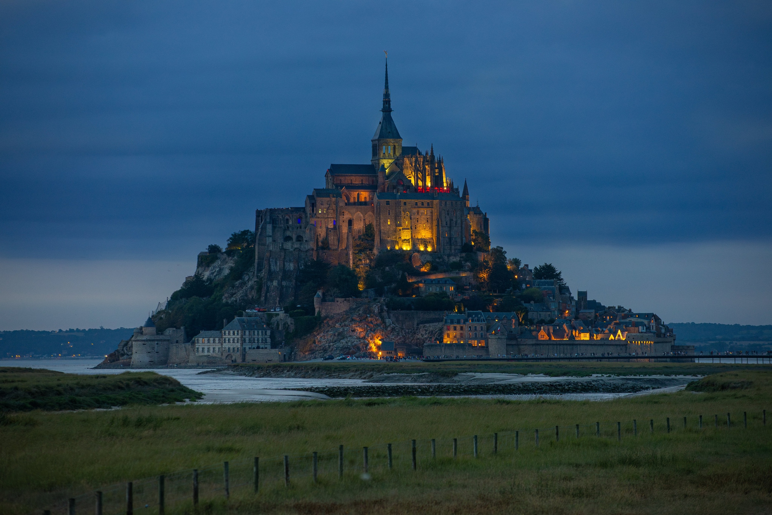 Замок Мон-Сен-Мишель, Нормандия