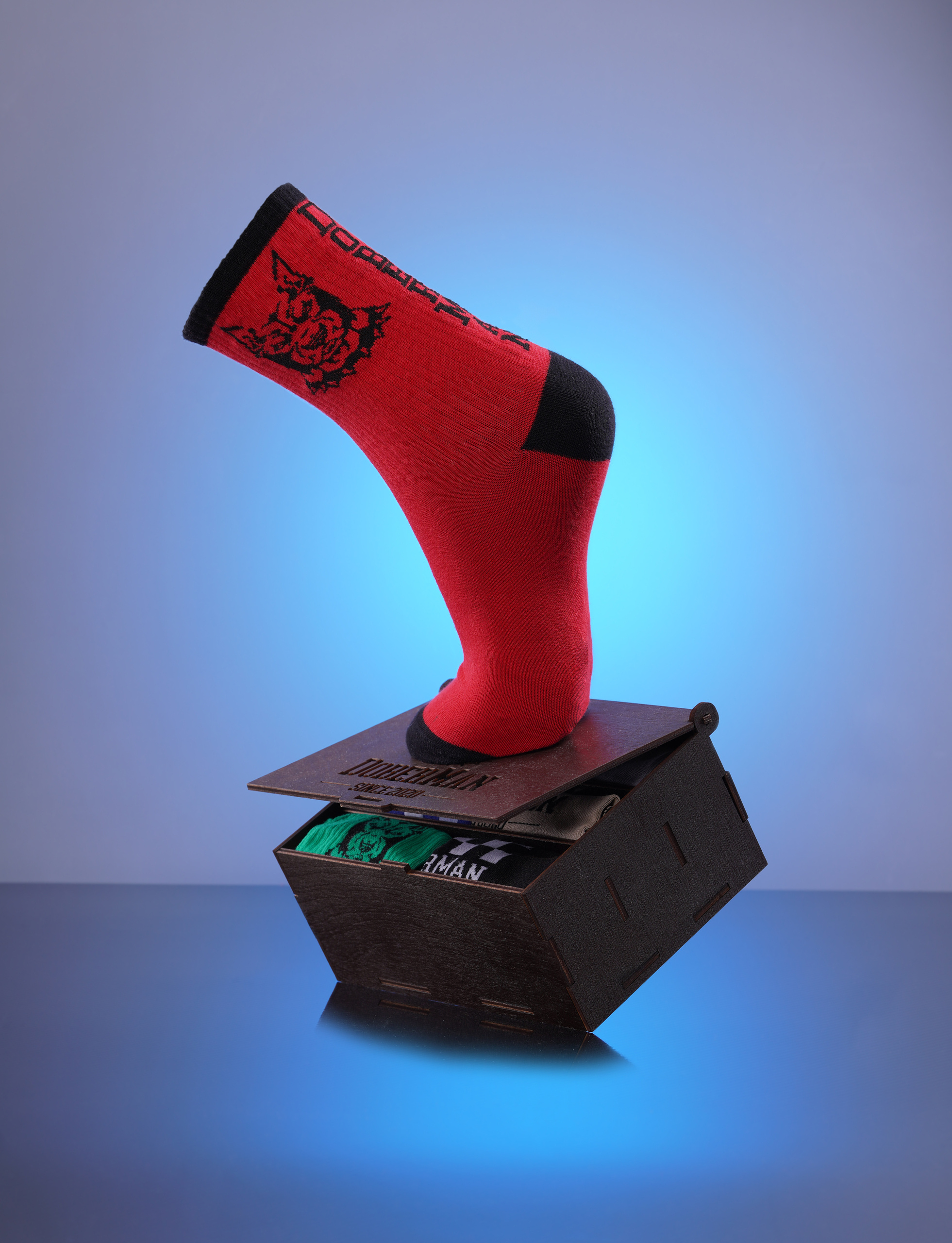 фотографии носков от рекламного фотографа в Санкт-Петербурге и Выборге