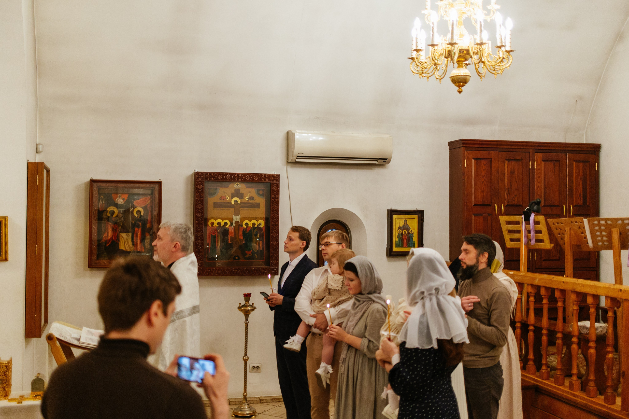 Крещение девочек