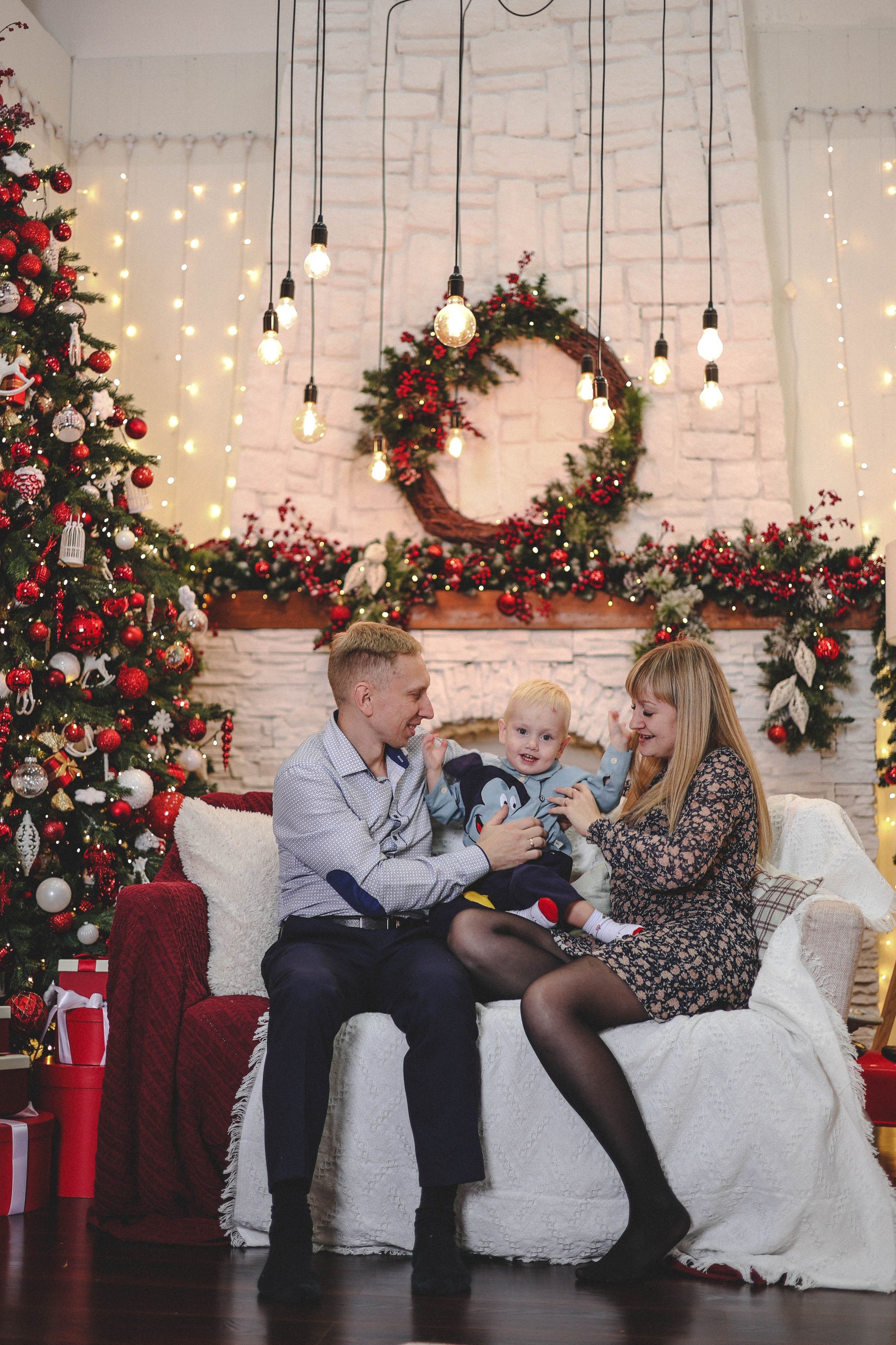 Новогодняя история «Мария и ее семья». Фотограф в Москве Анастасия Калинина