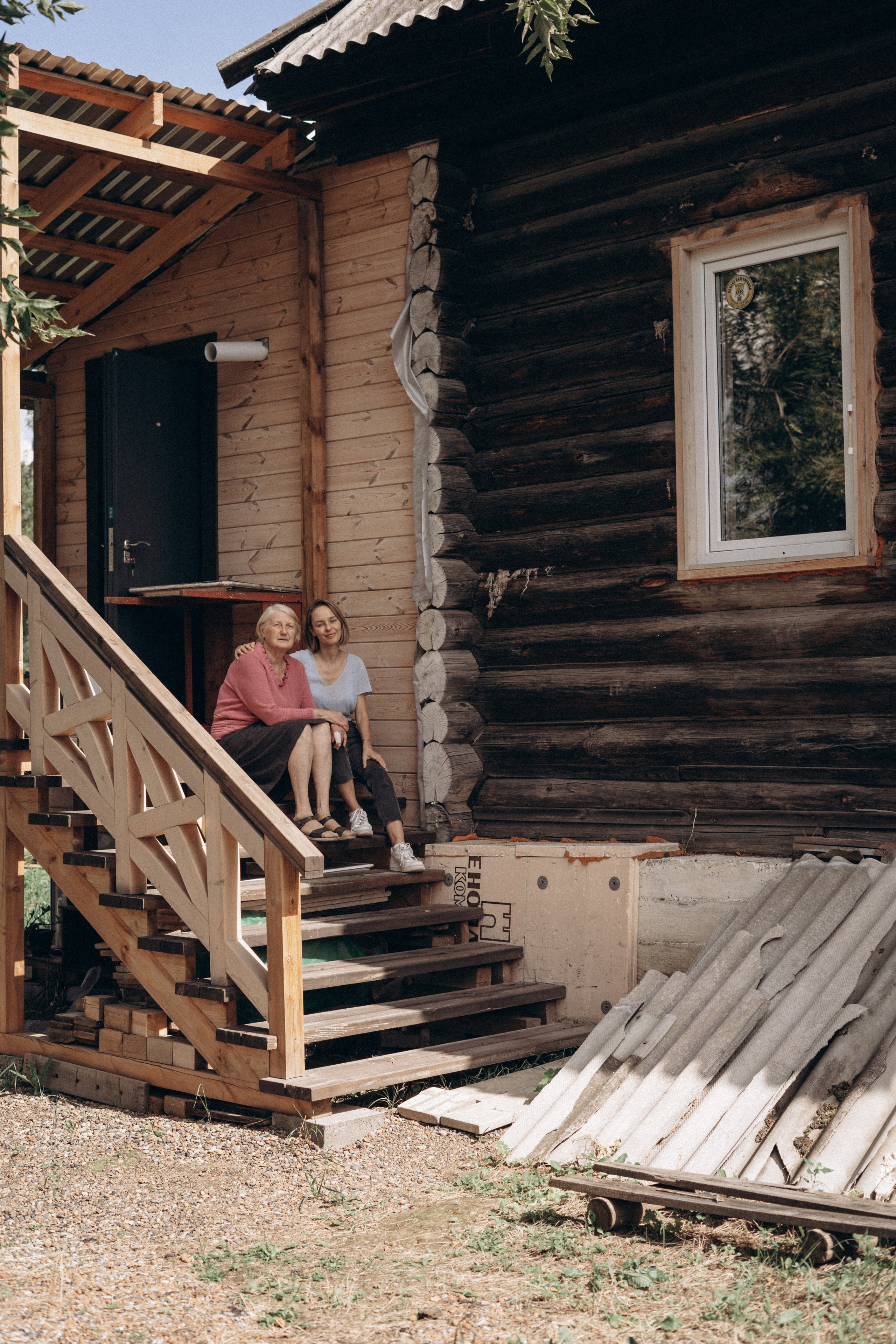 Женя и Нина Осиповна. Семейный фотограф в Томске Зарина Азизбаева
