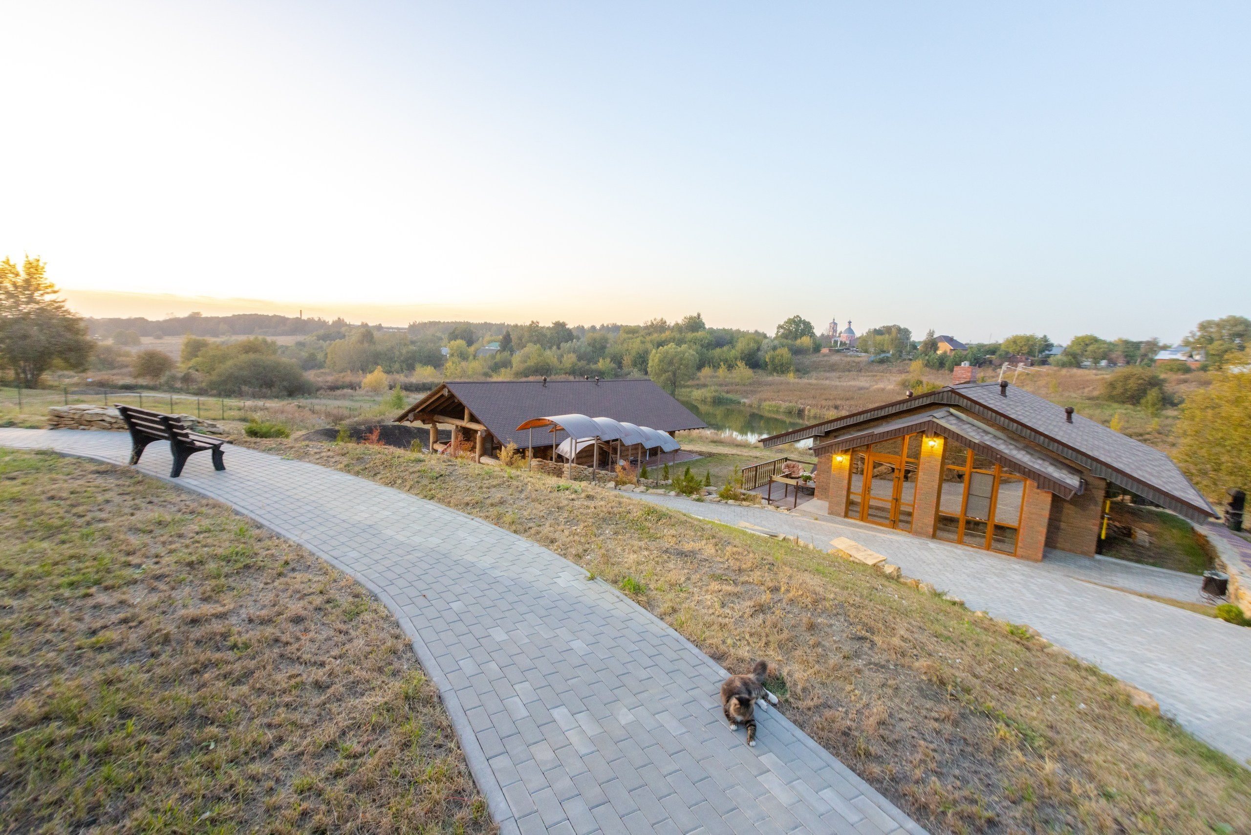 Большая Тросна вечером и новый бассейный комплекс. Фотограф в Туле Крупский АнДРей. Фотостудия «КАДР71» в Туле