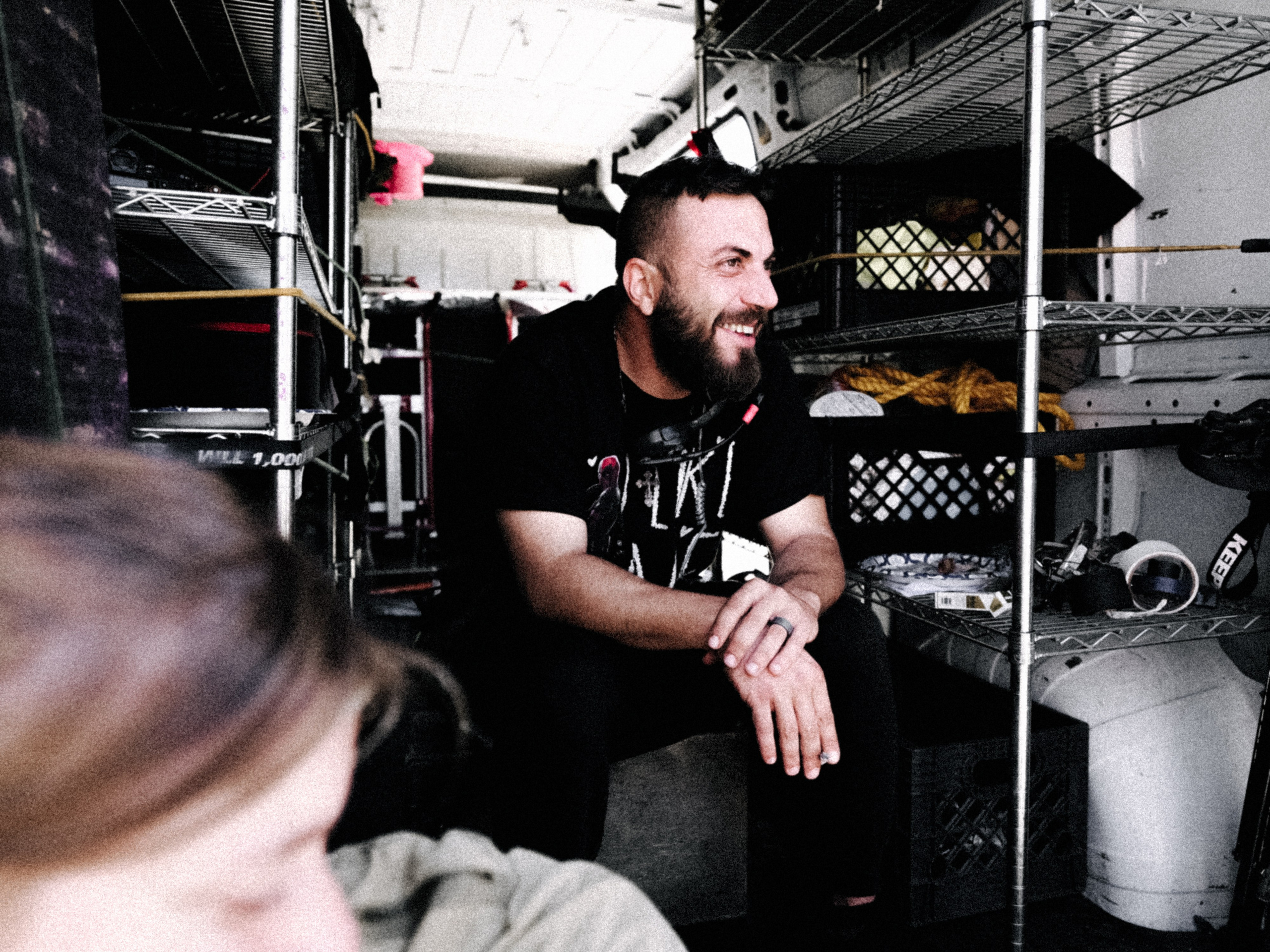 Behind the scenes. Portrait and backstage photographer Nina Crane