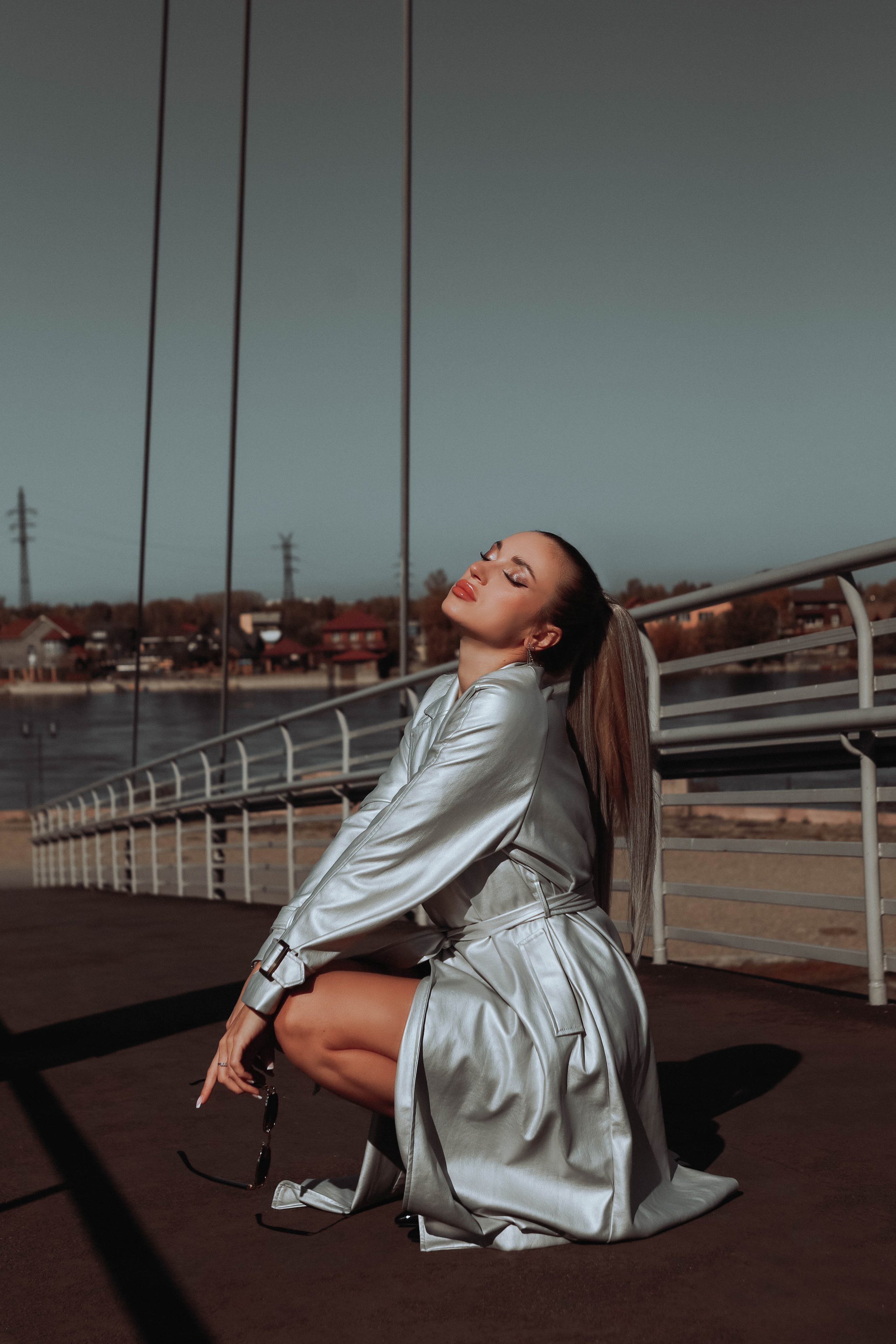 Кристина на мосту. Фотограф в Иркутске