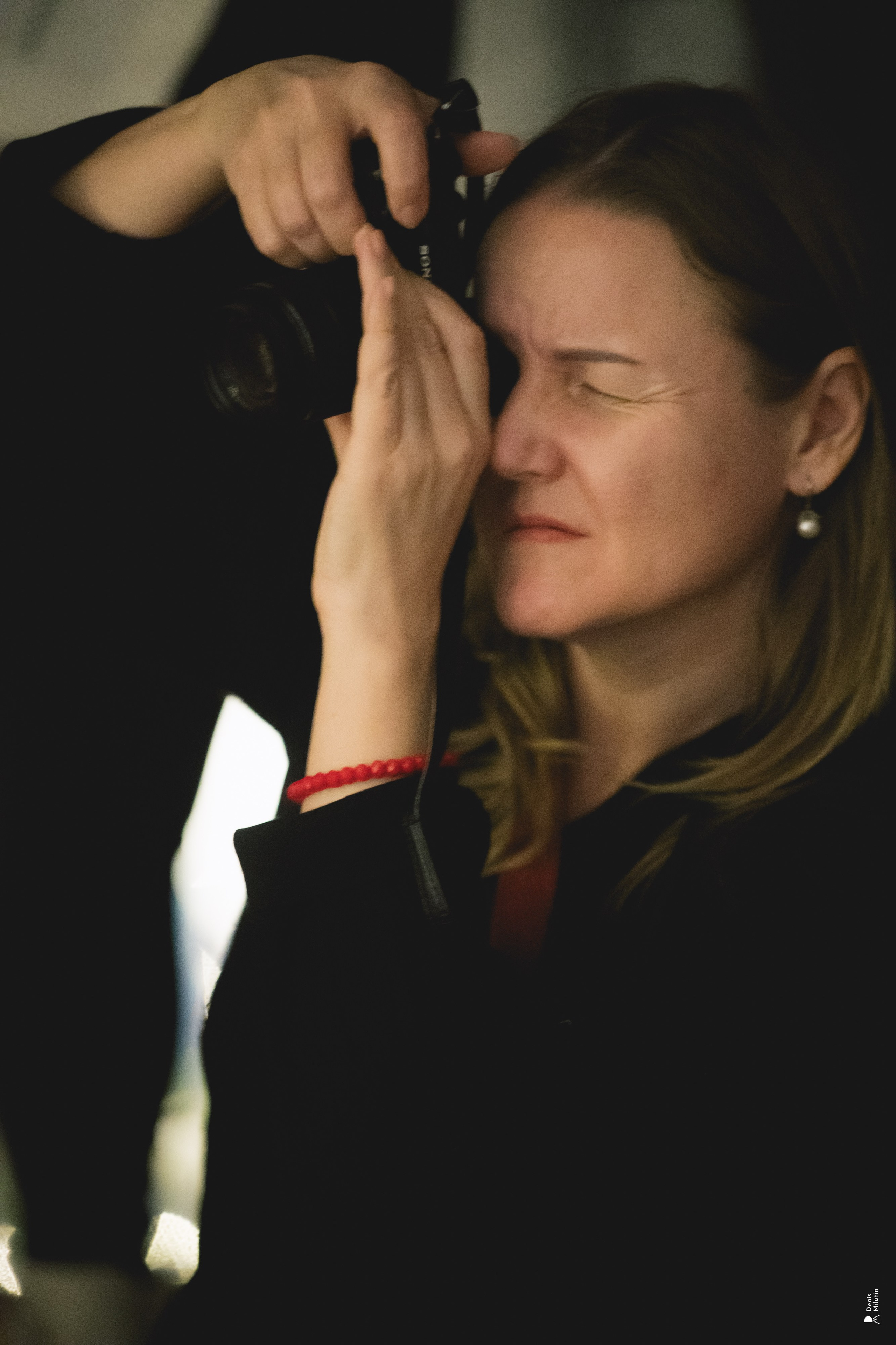 Мастер класс в Академии фотографии. Портретный фотограф Денис Милютин