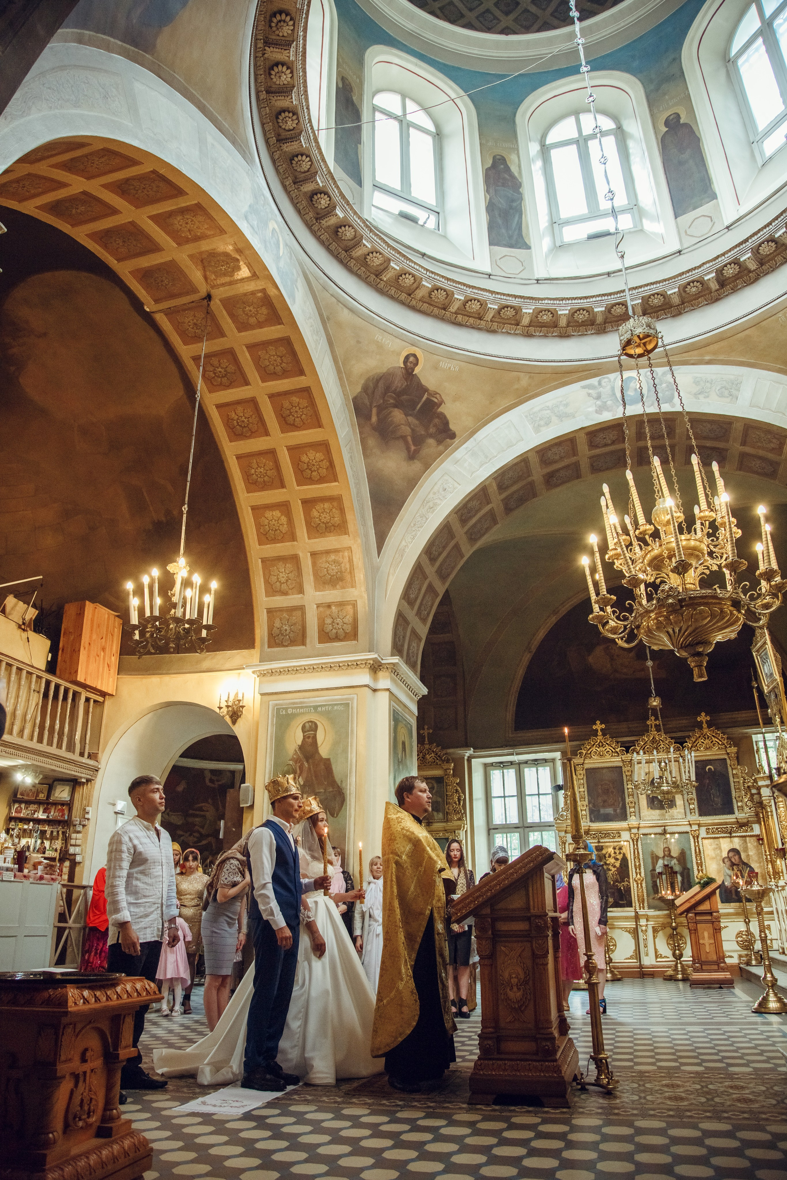 Венчание Яны и Артема. Фотограф на Крещение, семейный фотограф в Москве