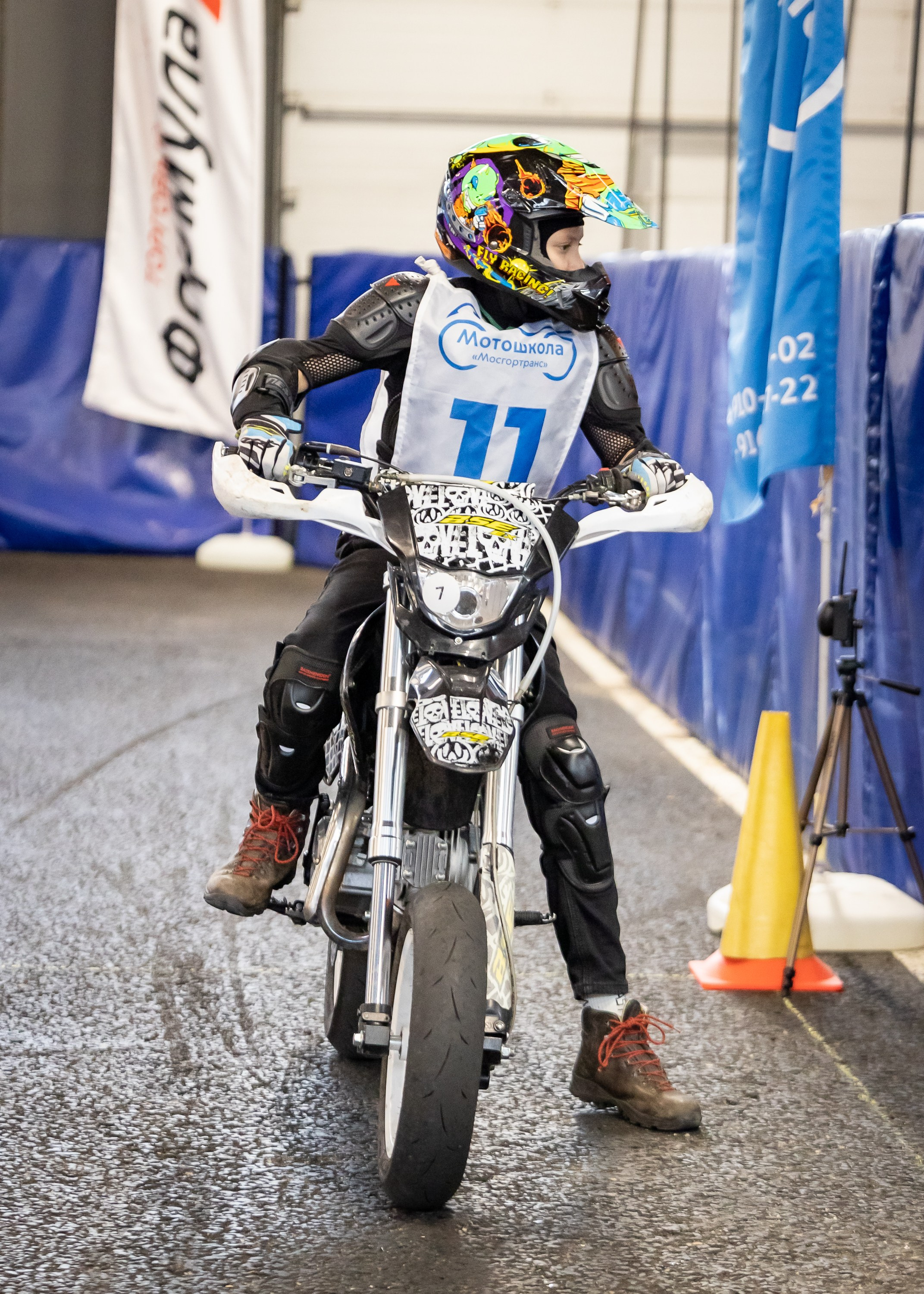 Соревнования в Мотошколе «Мосгортранс». Фотограф Владимир Охрименко