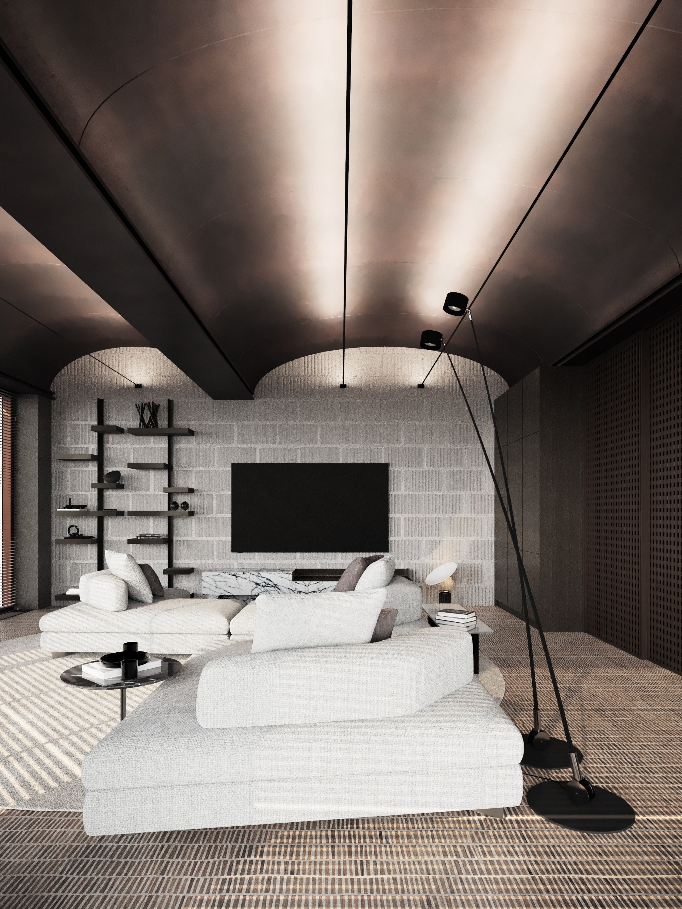 Апартаменты Grand Loft. Архитектурные интерьеры