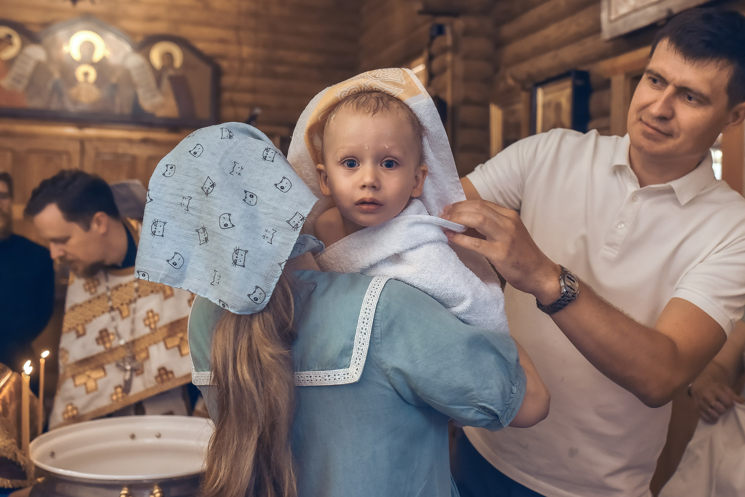Крещение Романа. Семейный фотограф в Ростове-на-Дону Мария Панарина