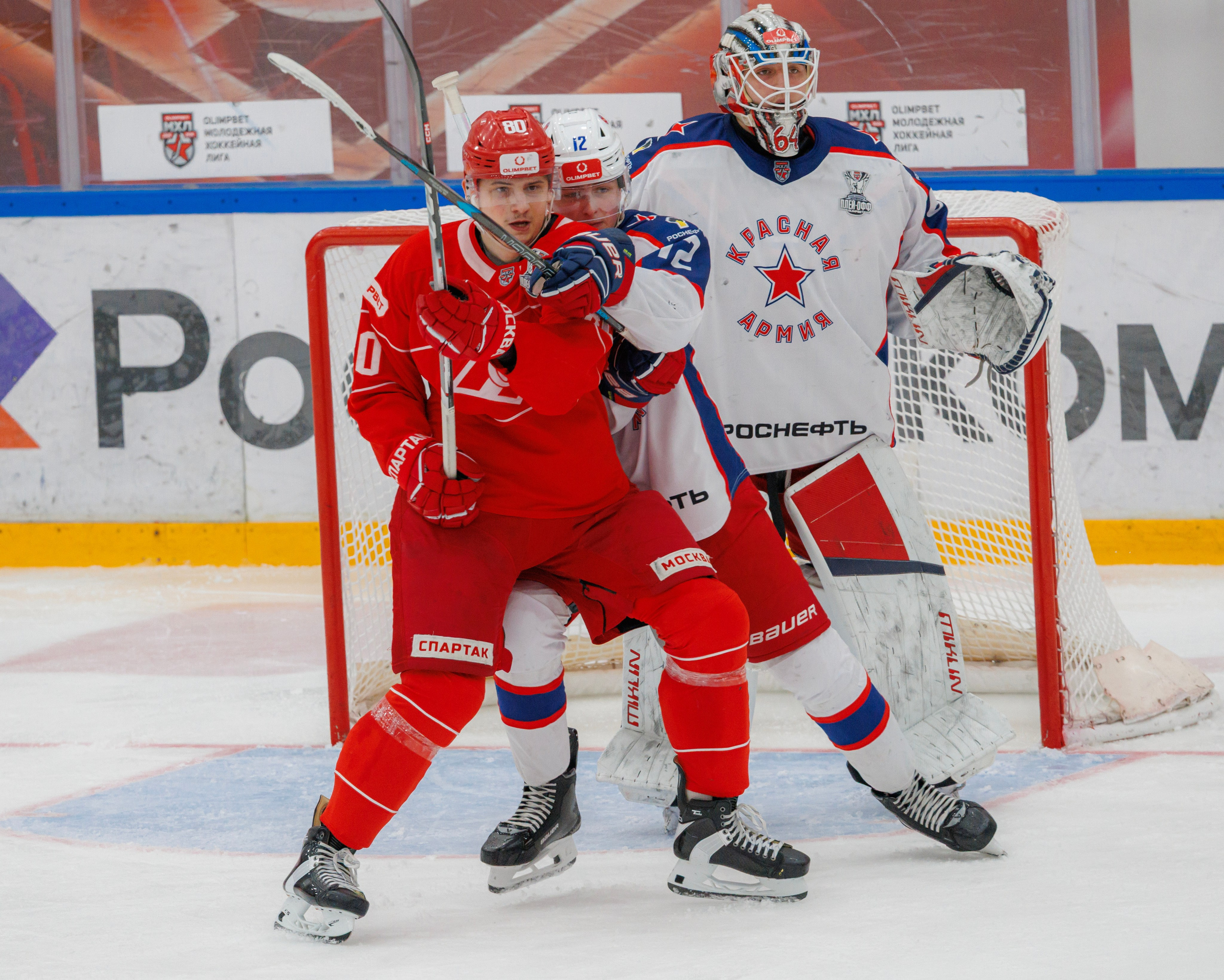 ПЛЕЙ-ОФФ МХЛ. МХК СПАРТАК — ХК КРАСНАЯ АРМИЯ. Artem Zenin Photography