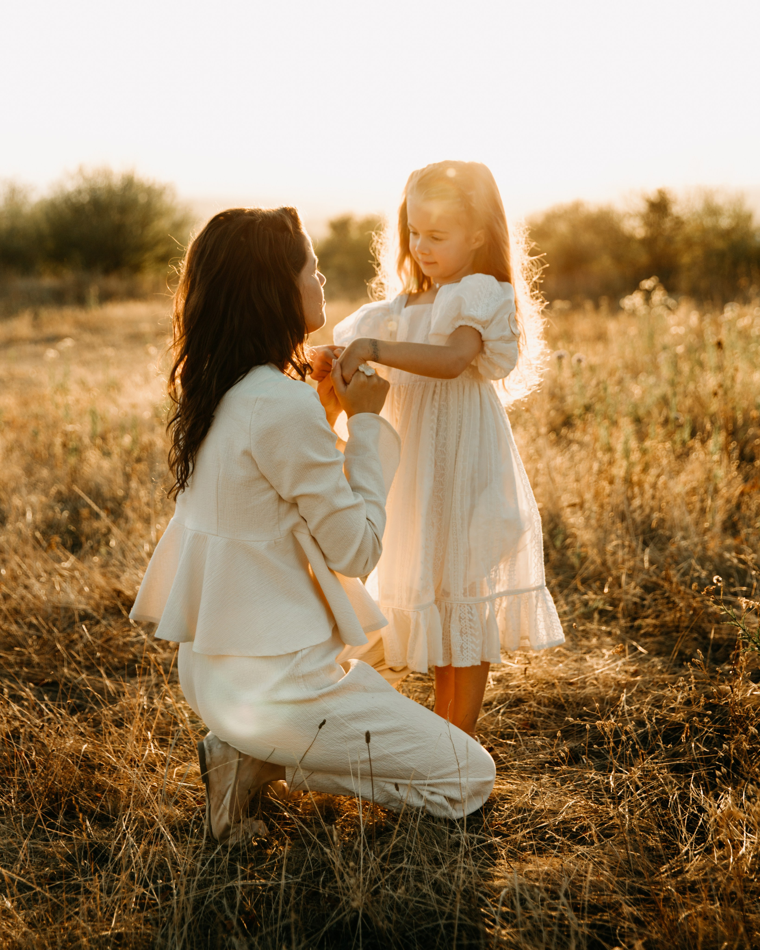 Ксюша и Кирилл с малышками. Портфолио