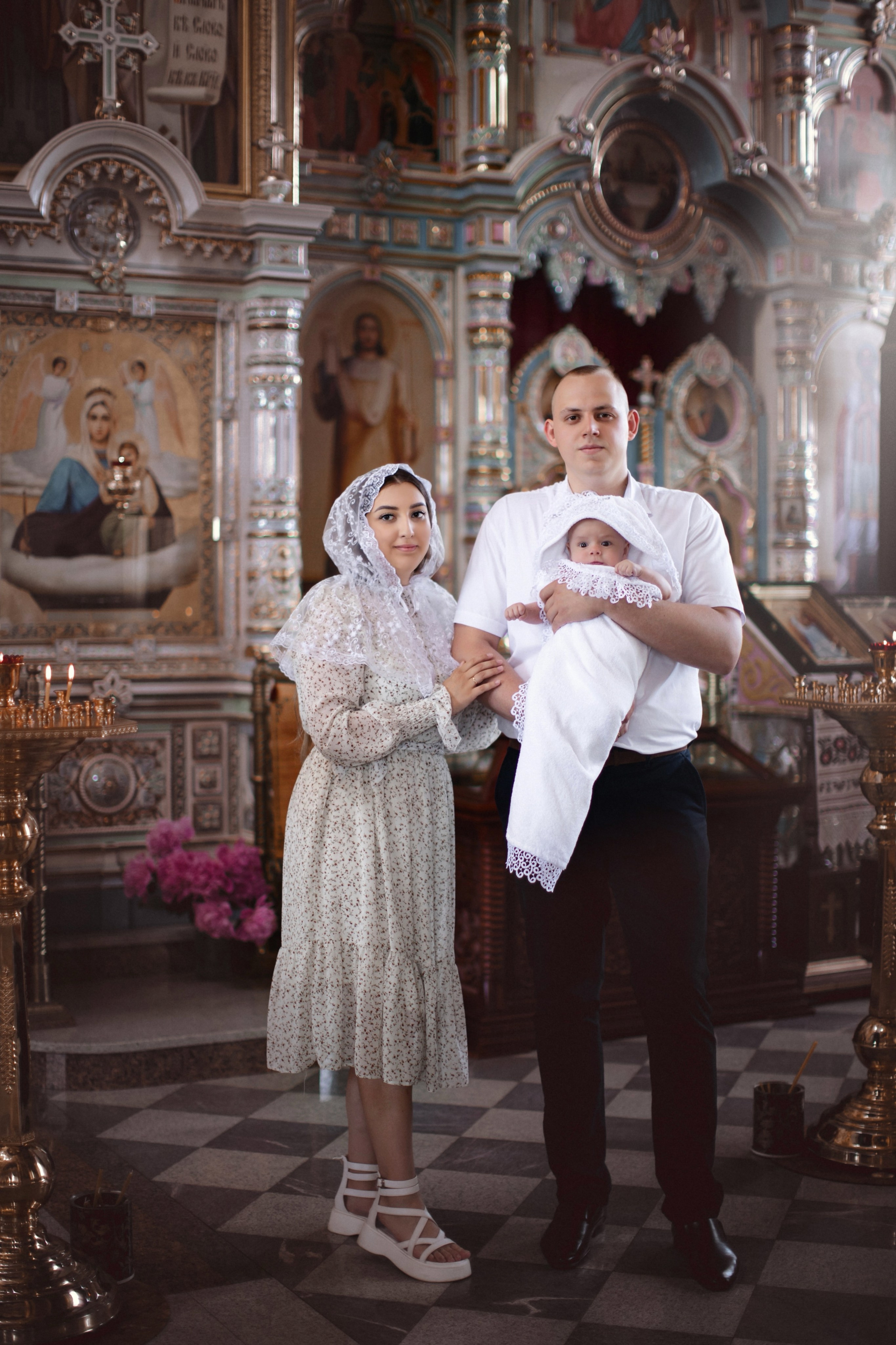 Таинство Крещения. Фотограф Лиана Артемова в Пензе