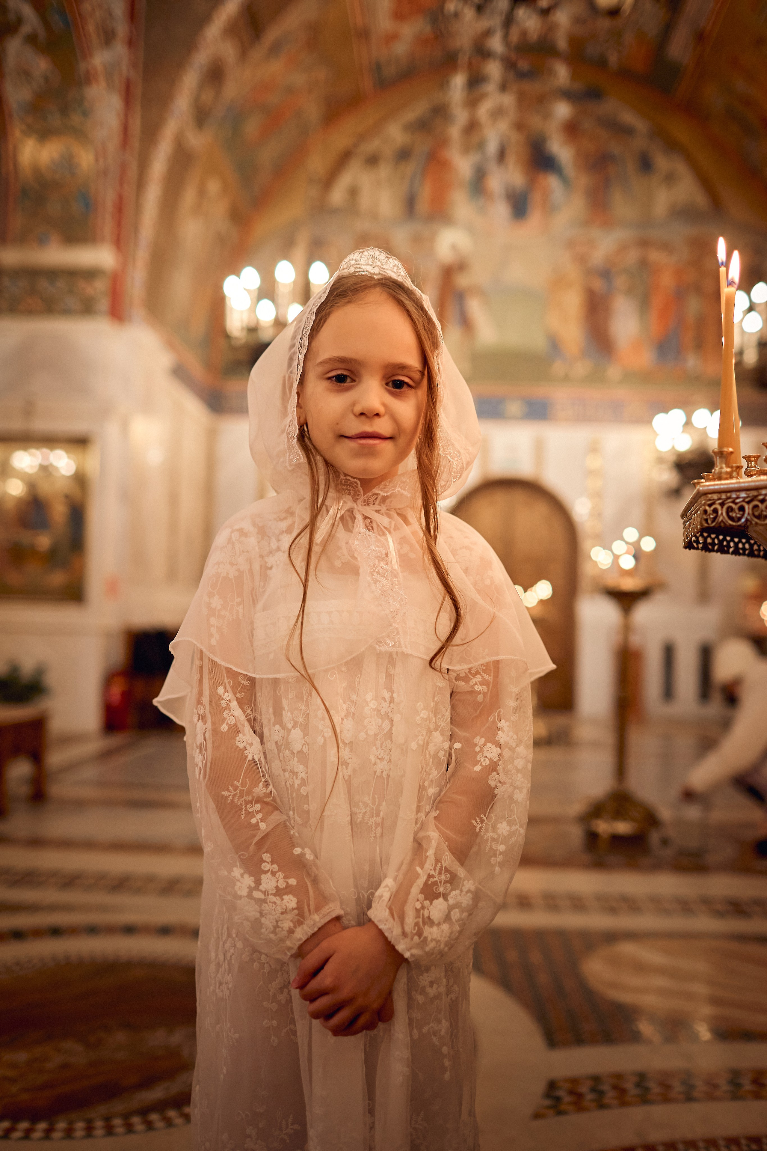 Таинство Крещения. Фотограф Москва|Ясенево Яна Новокрещенных