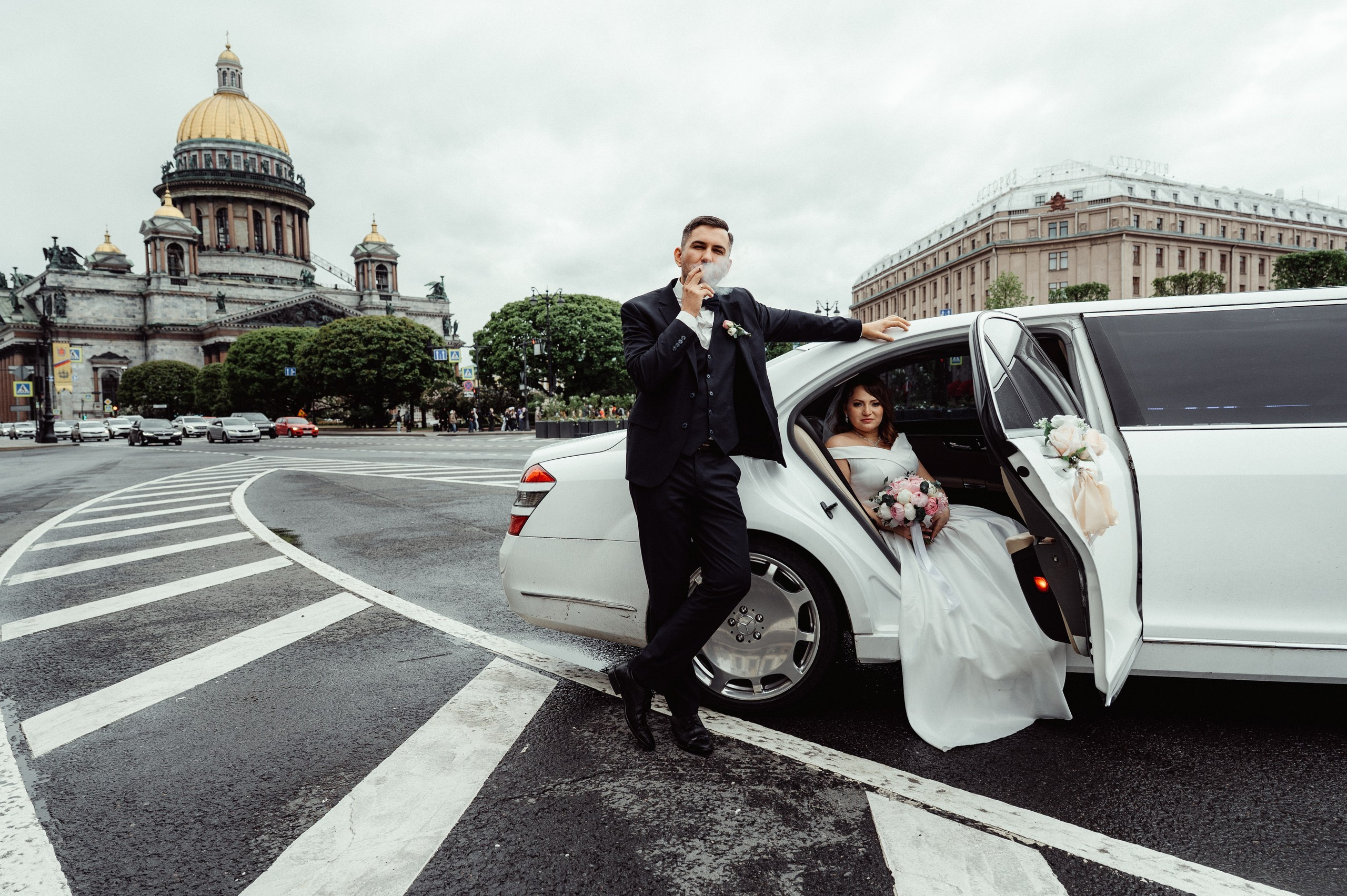 Свадебная фотосессия Артура и Виолетты. Фотограф в Санкт-Петербурге Александр Беляшов