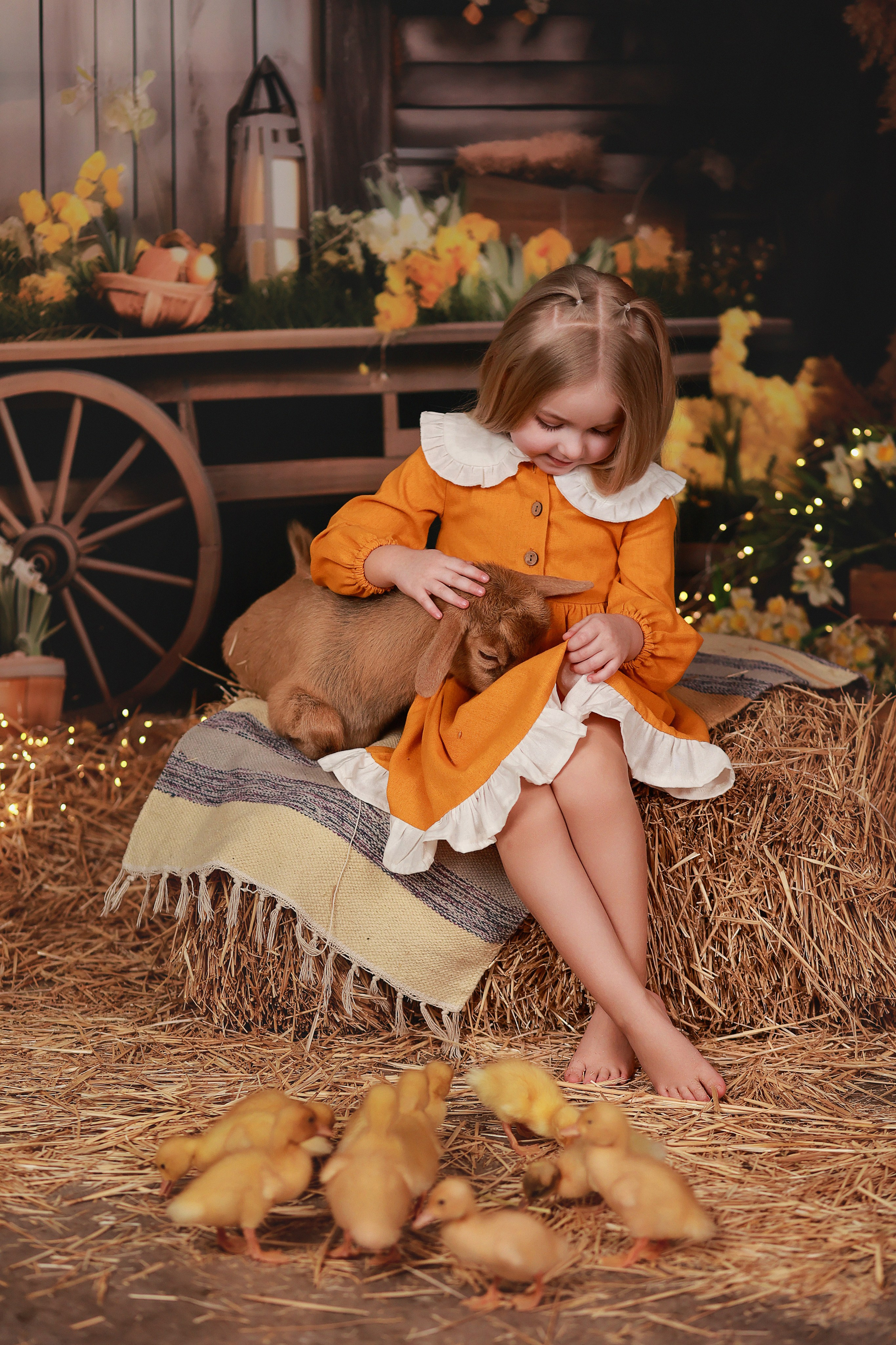 «Светлая Пасха» с утятами. Детский семейный фотограф Краснодар