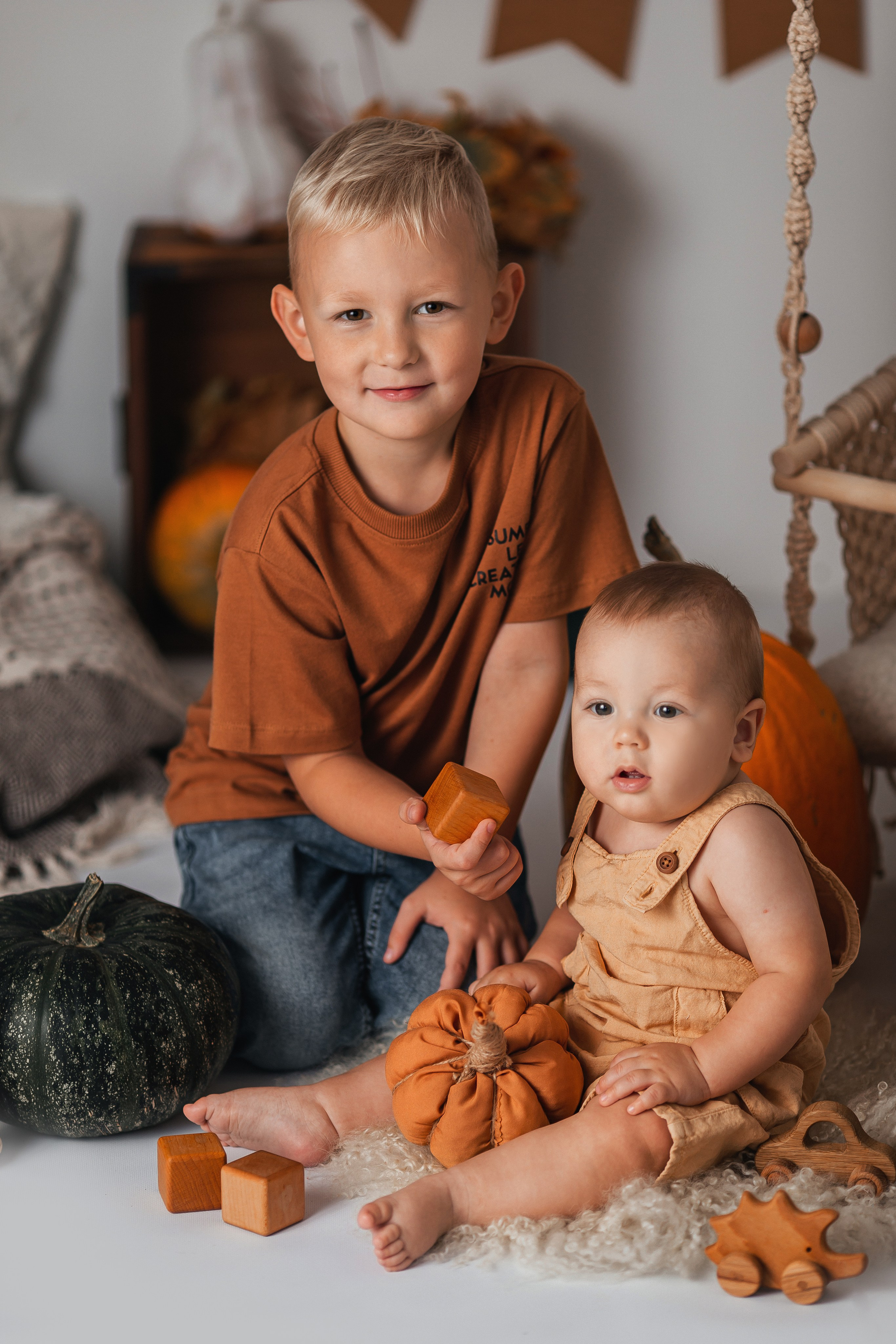 Тыквы. Фотограф новорождённых Екатерина Боброва. Ульяновск