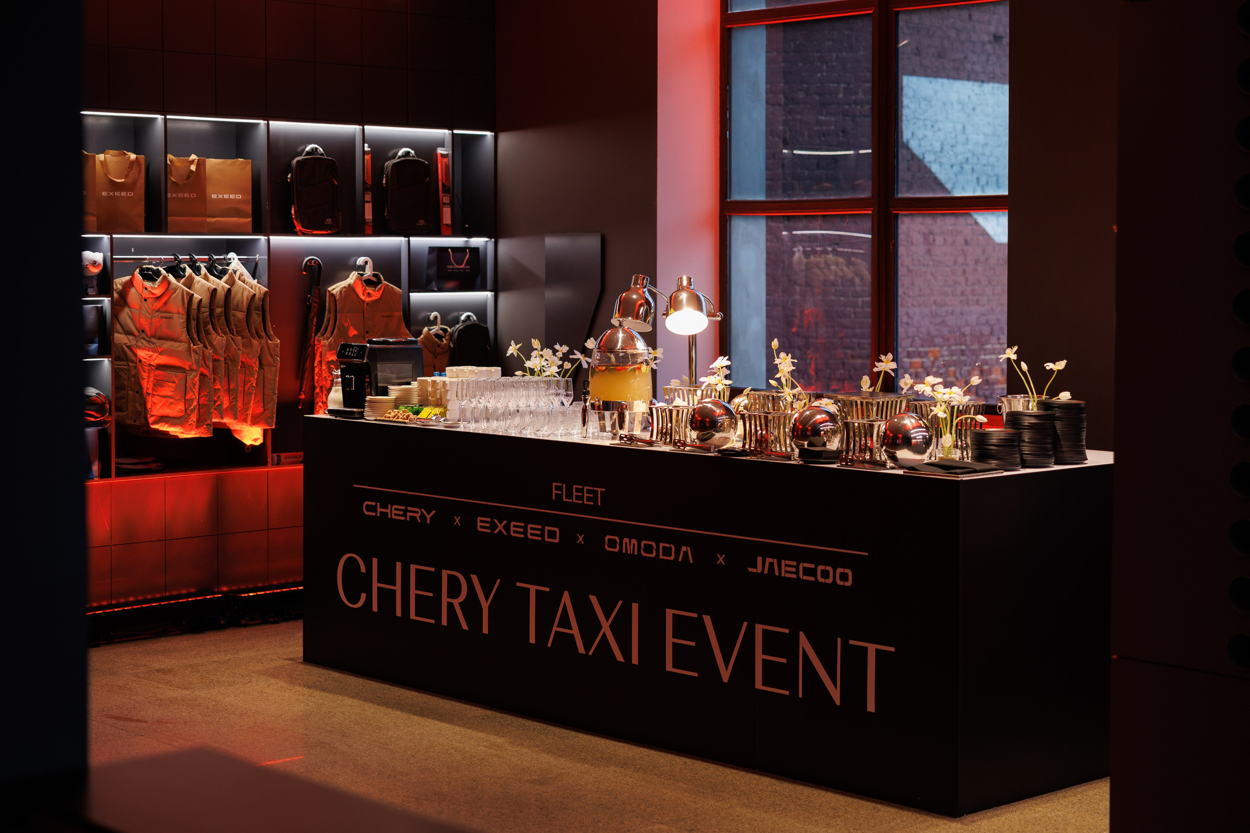 Chery Taxi Event. Rich Event Decor