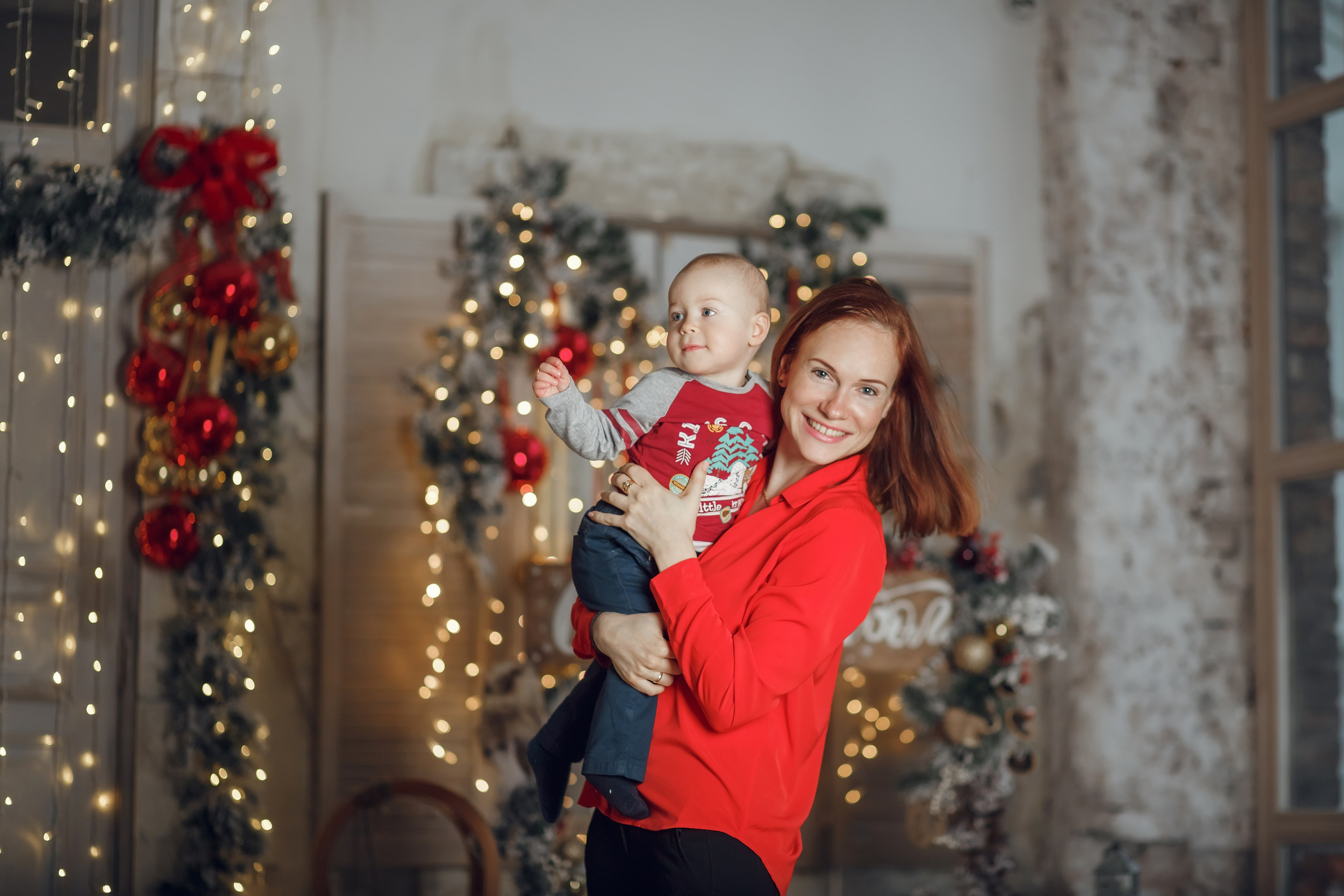 Богдан и семья. Фотограф на Крещение, семейный фотограф в Москве