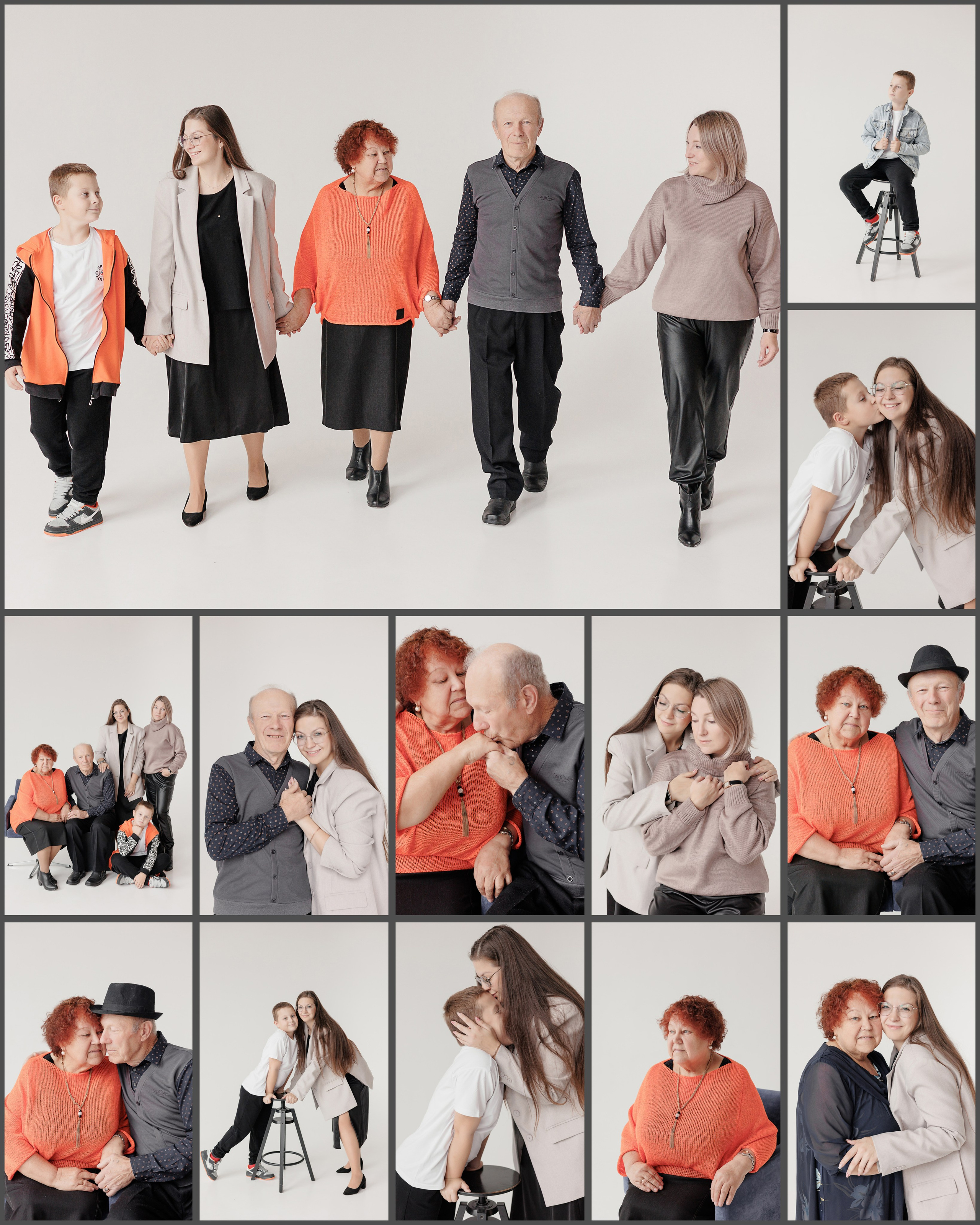 Семейная фотосессия в фотостудии и на природе в Твери. Свадебный и семейный фотограф в Твери и Тверской области