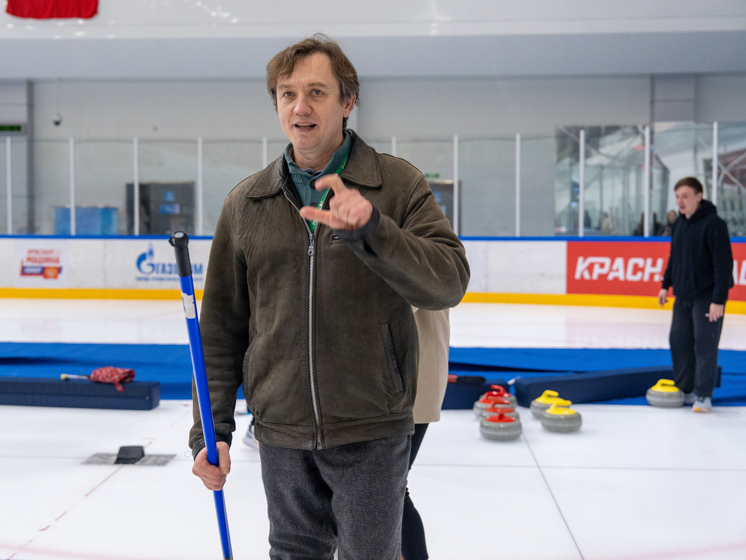 Керлинг для компании Р-Фарм. Репортажный фотограф в Красной Поляне и Сочи Павлюченко Екатерина