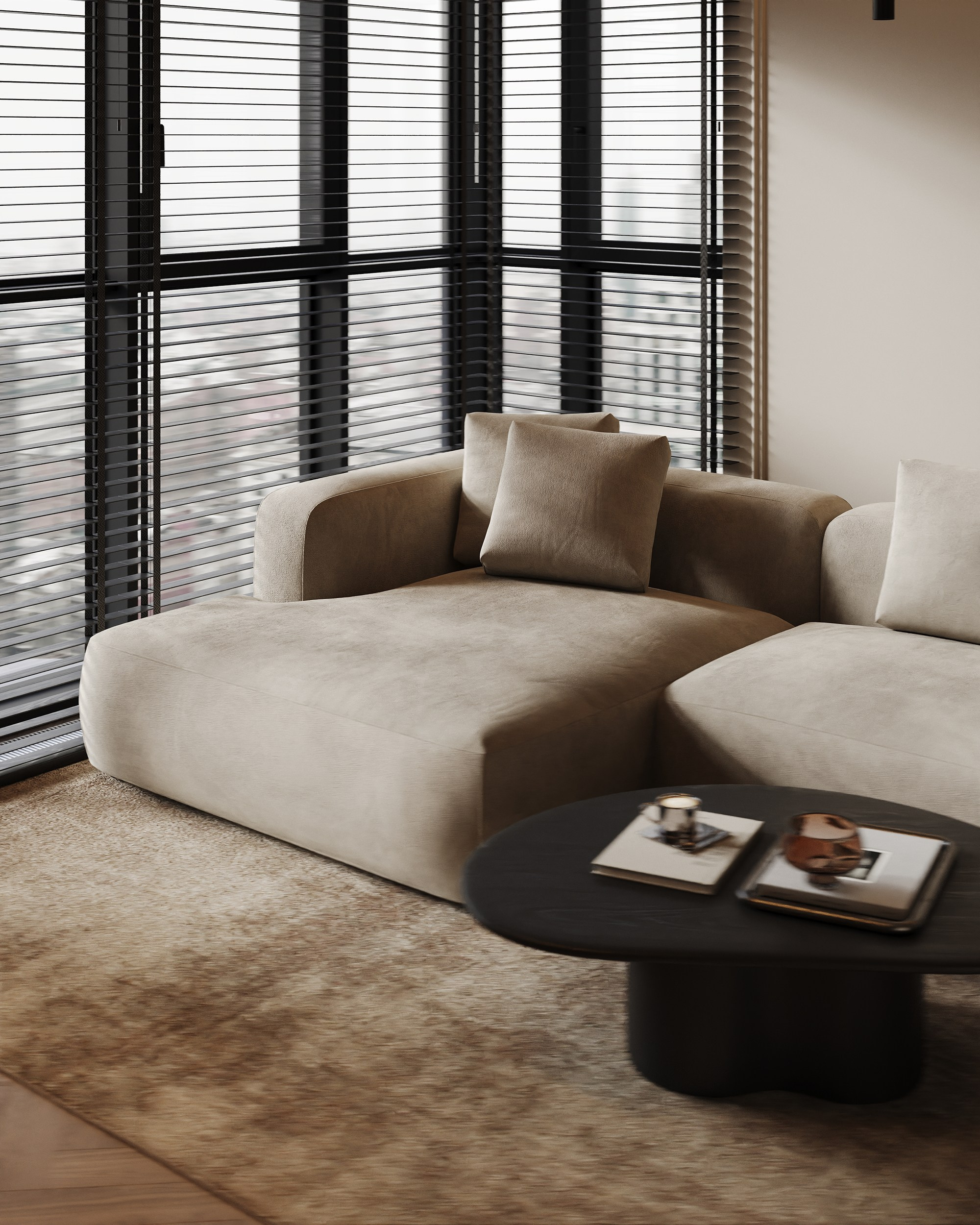 Кухня-гостиная «Одинарка». 3D визуализация интерьера Надежда Соколова