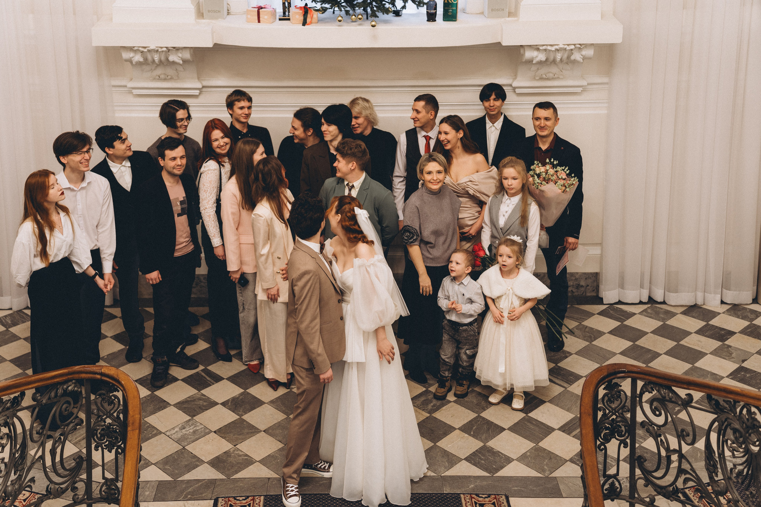 СВАДЕБНАЯ СЬЕМКА ВО ВТОРОМ ДВОРЦЕ С ГОСТЯМИ И ПРОГУЛКА В ТАВРИЧЕСКОМ САДУ. Профессиональный фотограф, Санкт-Петербург — Виктория Богомолова