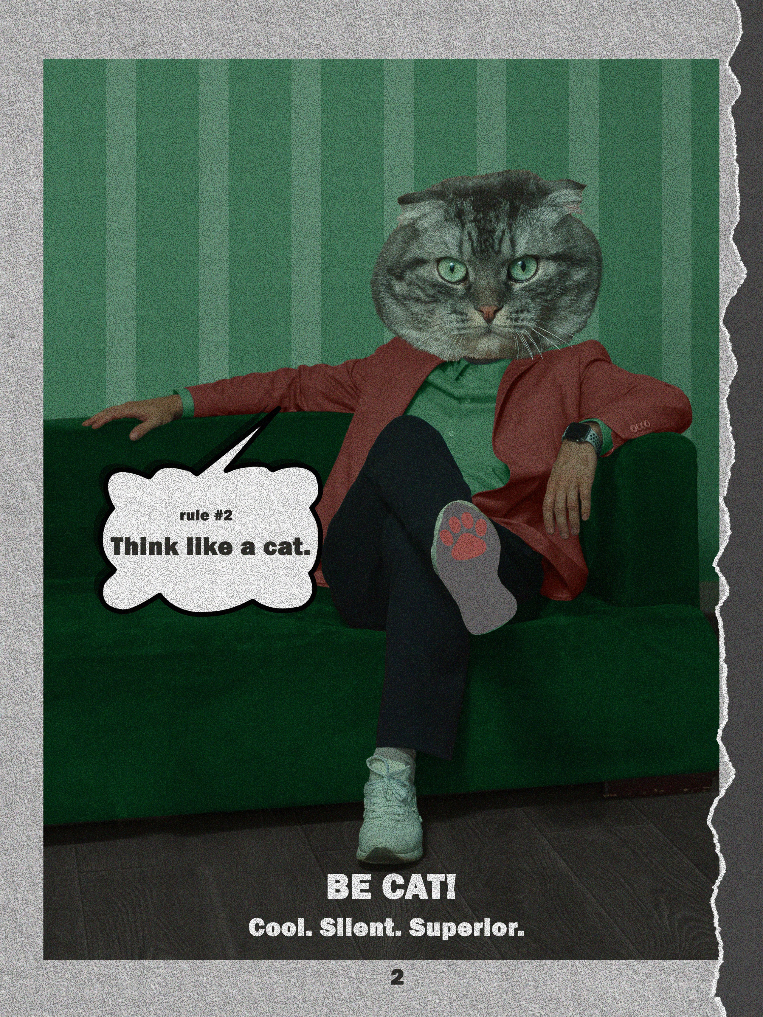 Comics «Obey the cat». MARINA MANUCHARIAN