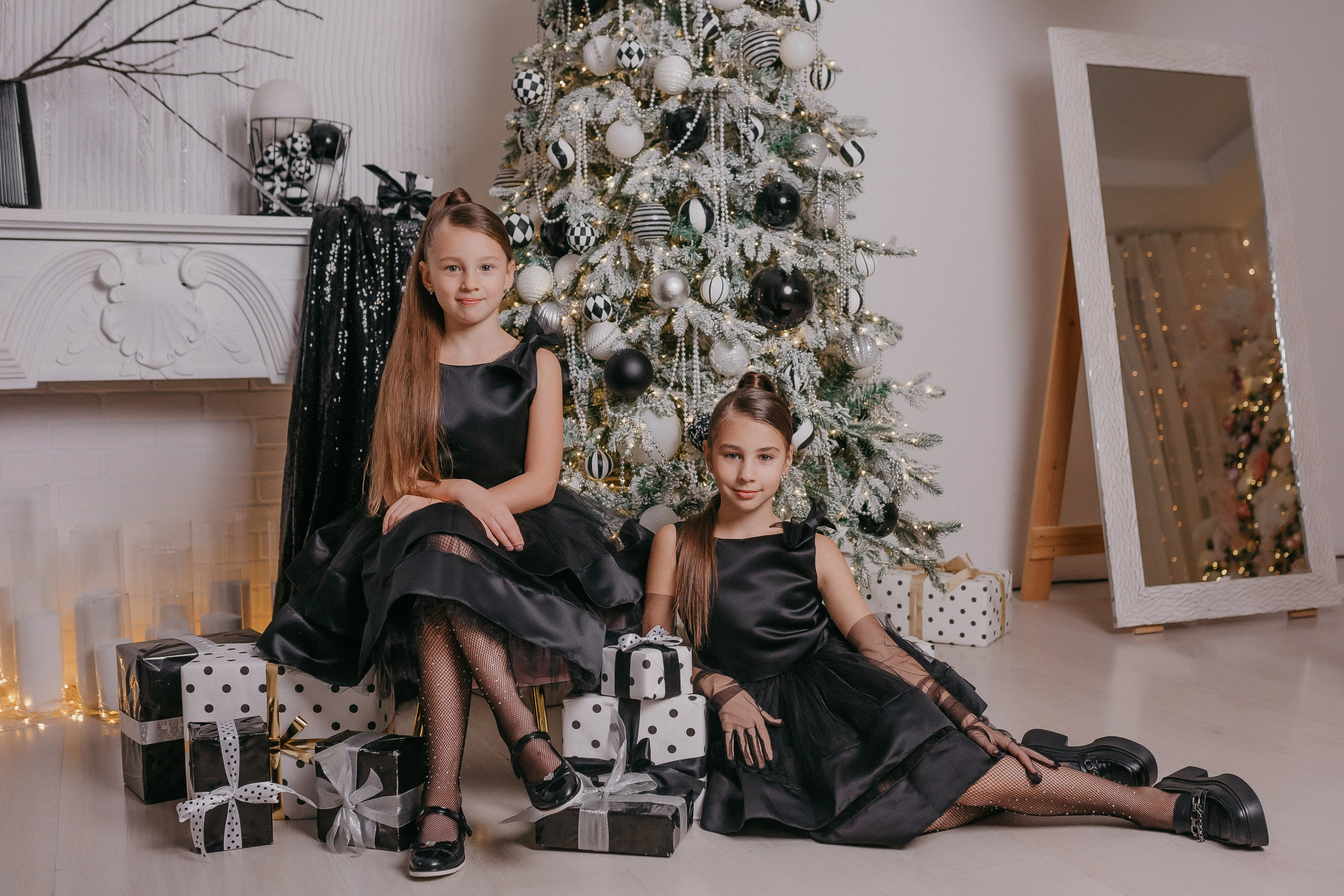 Девочки в чёрном. Семейный фотограф в Сургуте