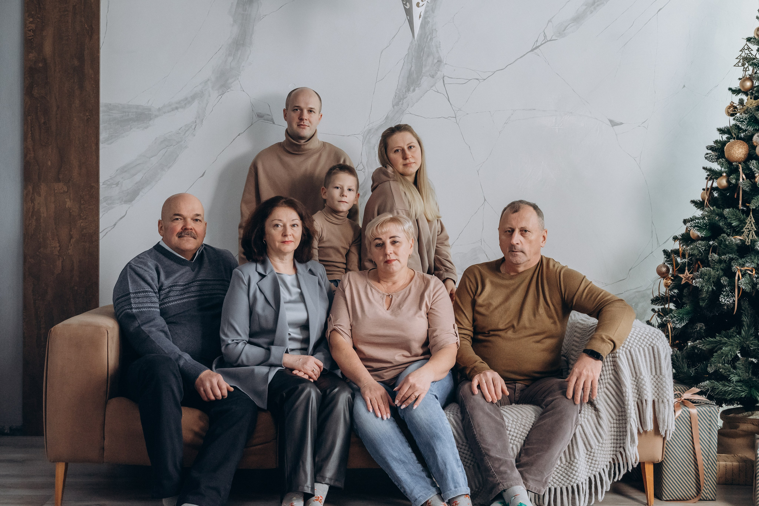 Новогодняя для большой семьи. Семейный фотограф в Минске Дарья Дреко