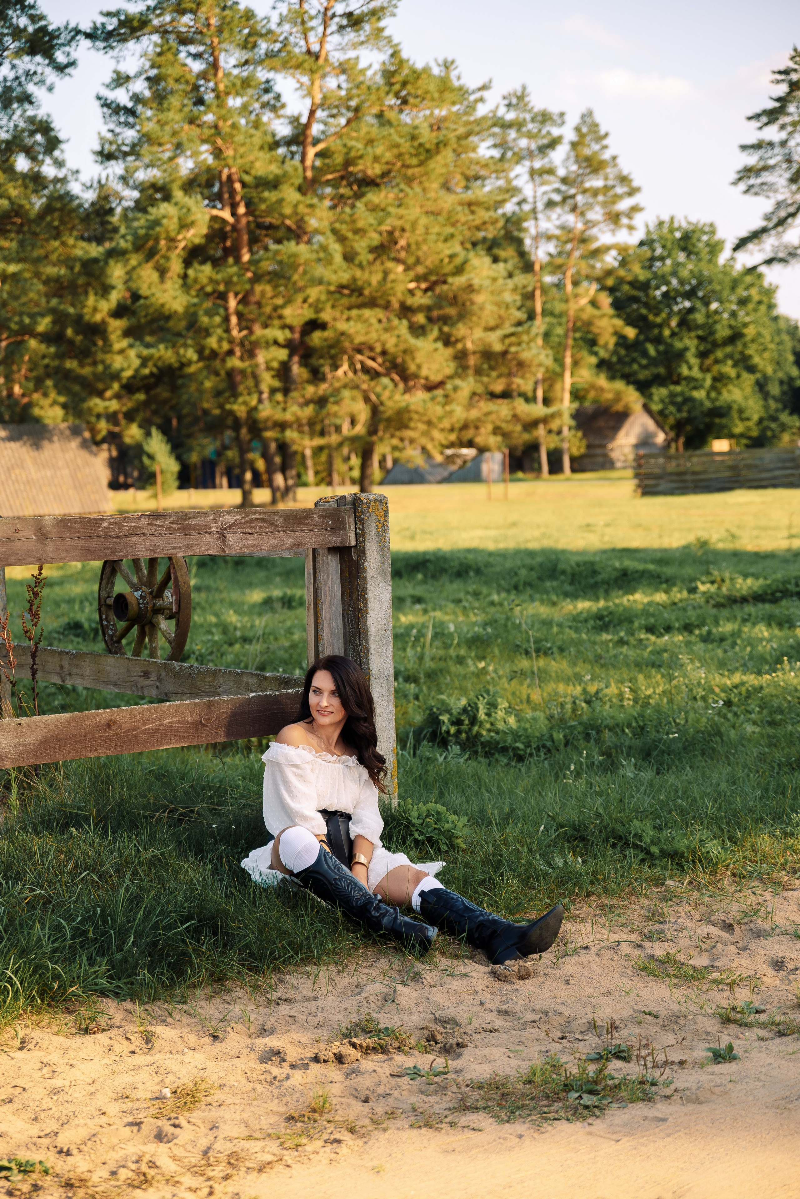 На ферме. Семейный детский фотограф. Фотосессия в Минске