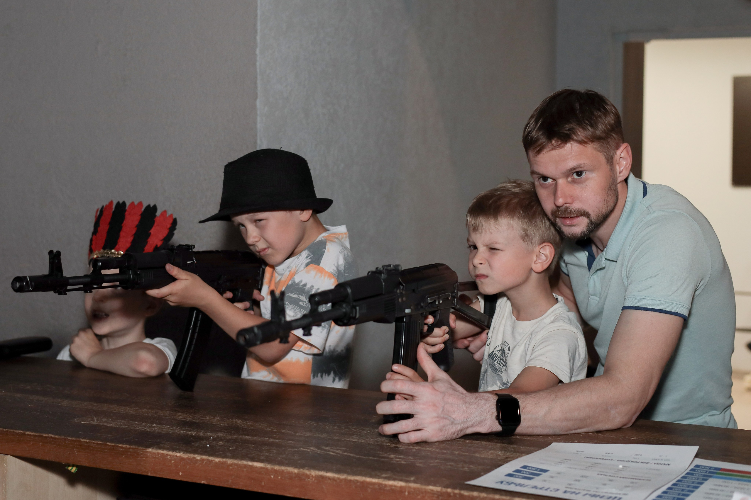 День рождение в стрелковом клубе. Фотограф Надршина Лилия