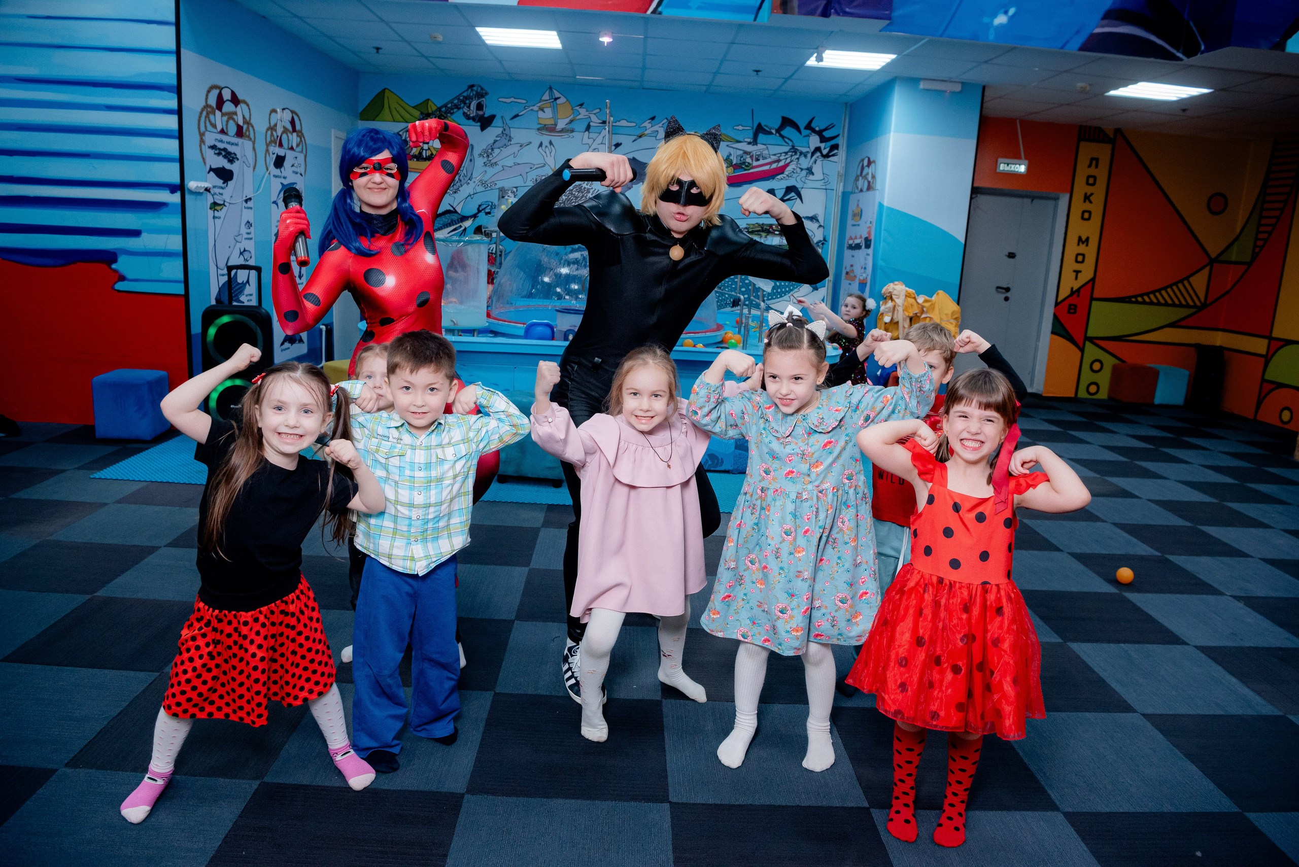 ДР в Локо Мотив Аниматоры Леди Баг. Фотограф в Волгограде и Волжском Александр Горбань