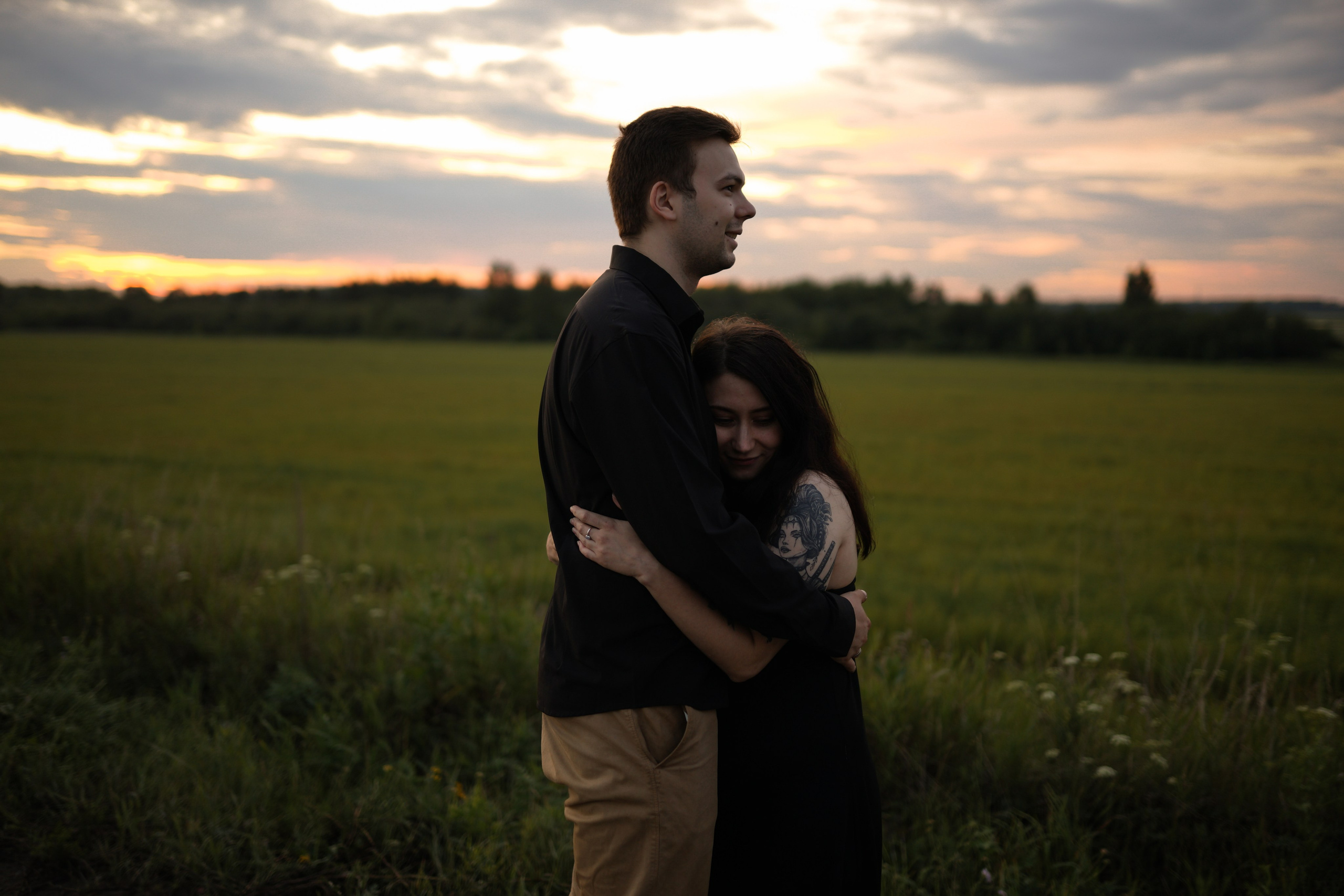 Поздний закат