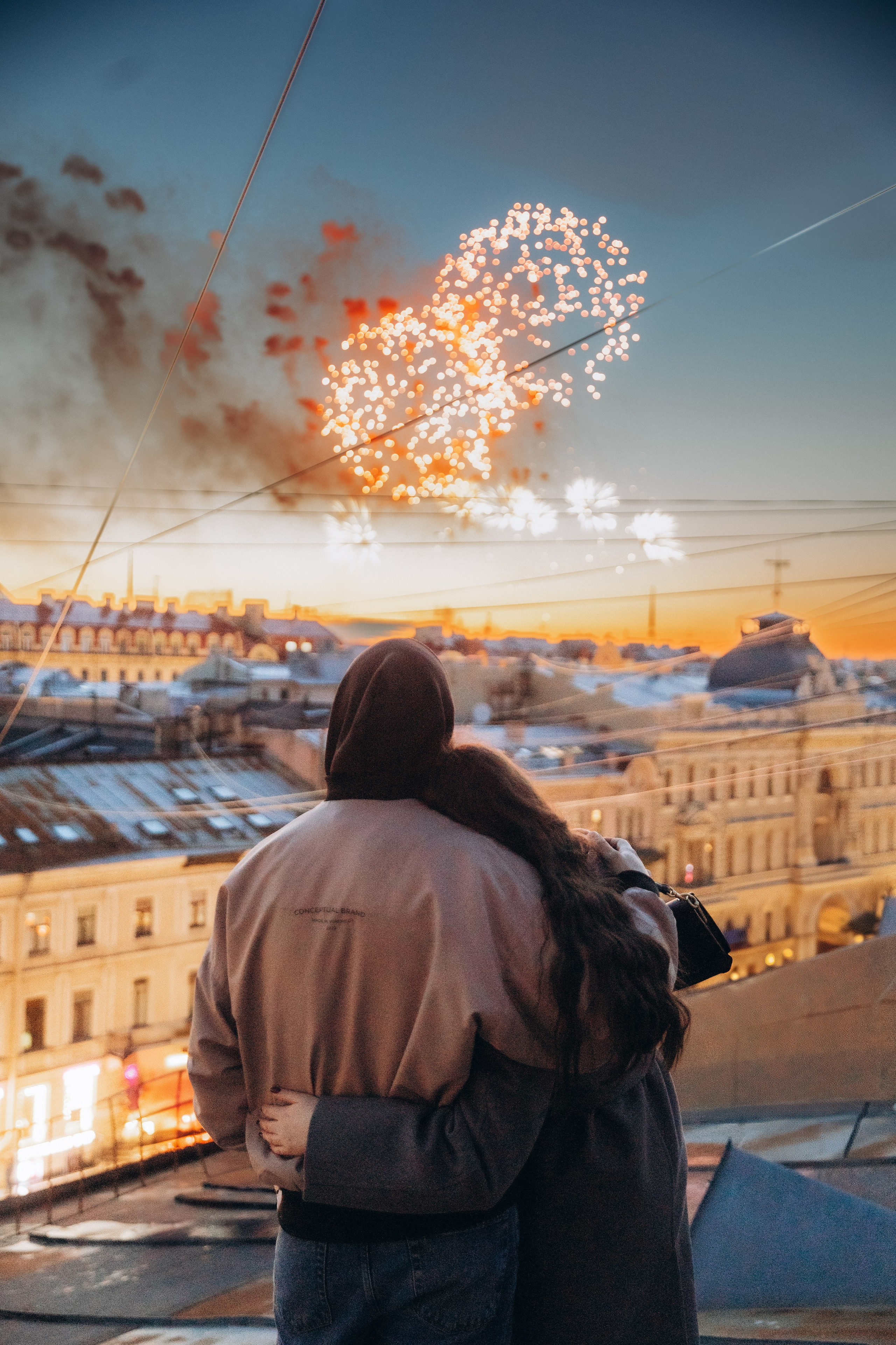 Фотосессия на крыше. Фотограф в Санкт-Петербурге Разиля Идиятуллина