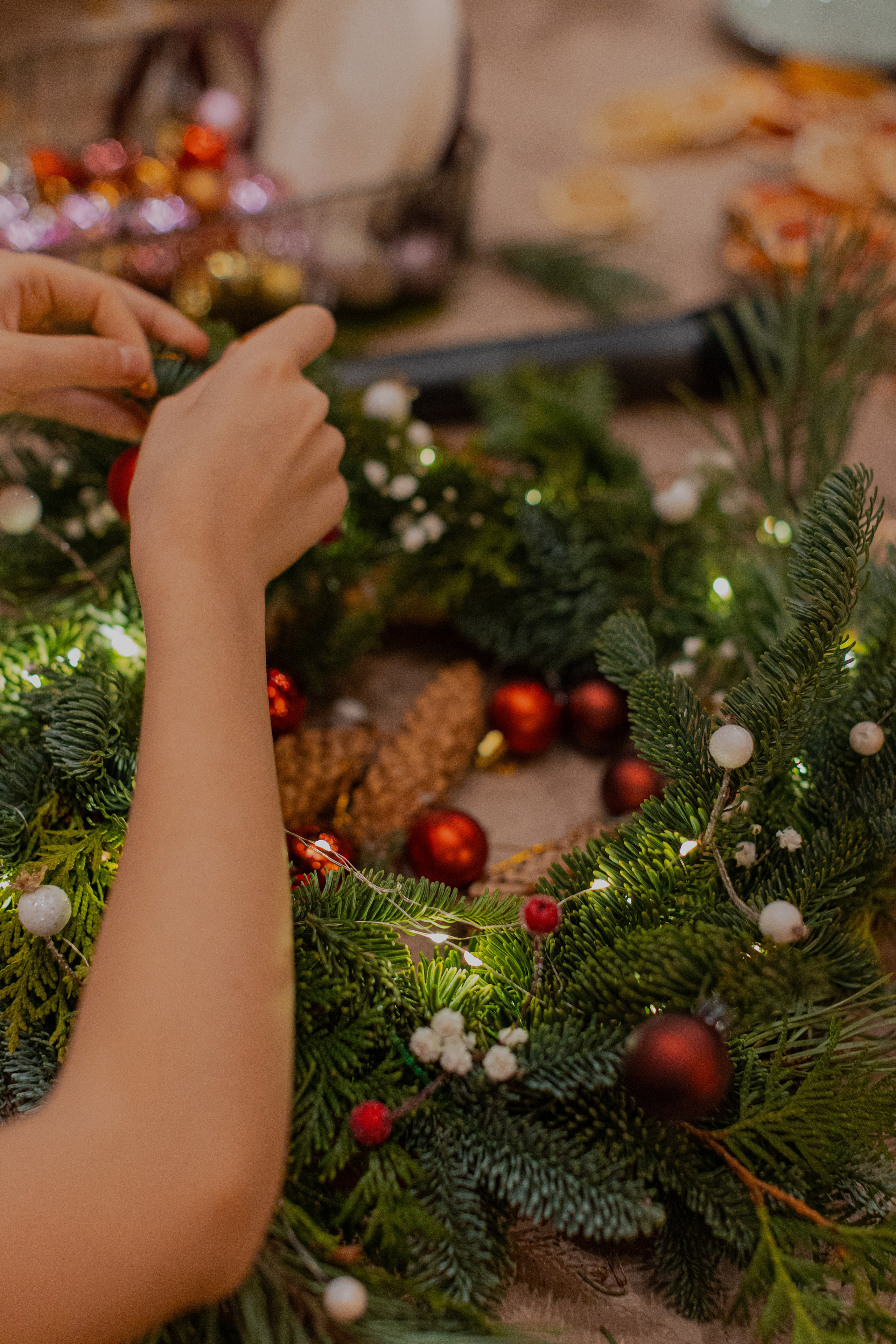 Мк Новогодний Венок. Анастасия Ракчеева Художник