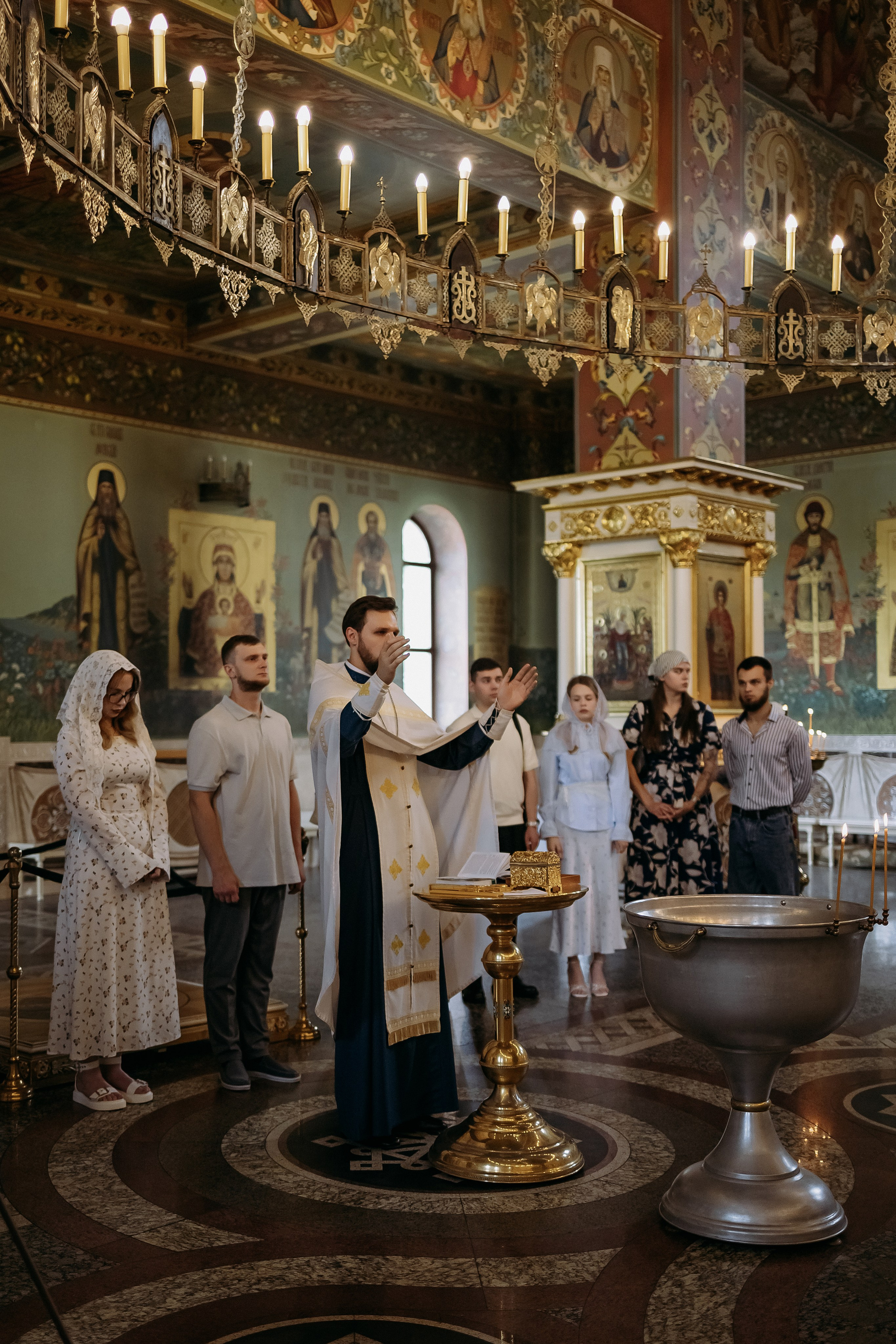 Таинство Крещения Марка Спасский Кафедральный Собор г. Пятигорск. Фотограф семейный, Венчания Крещения Пятигорск Новопавловск КМВ