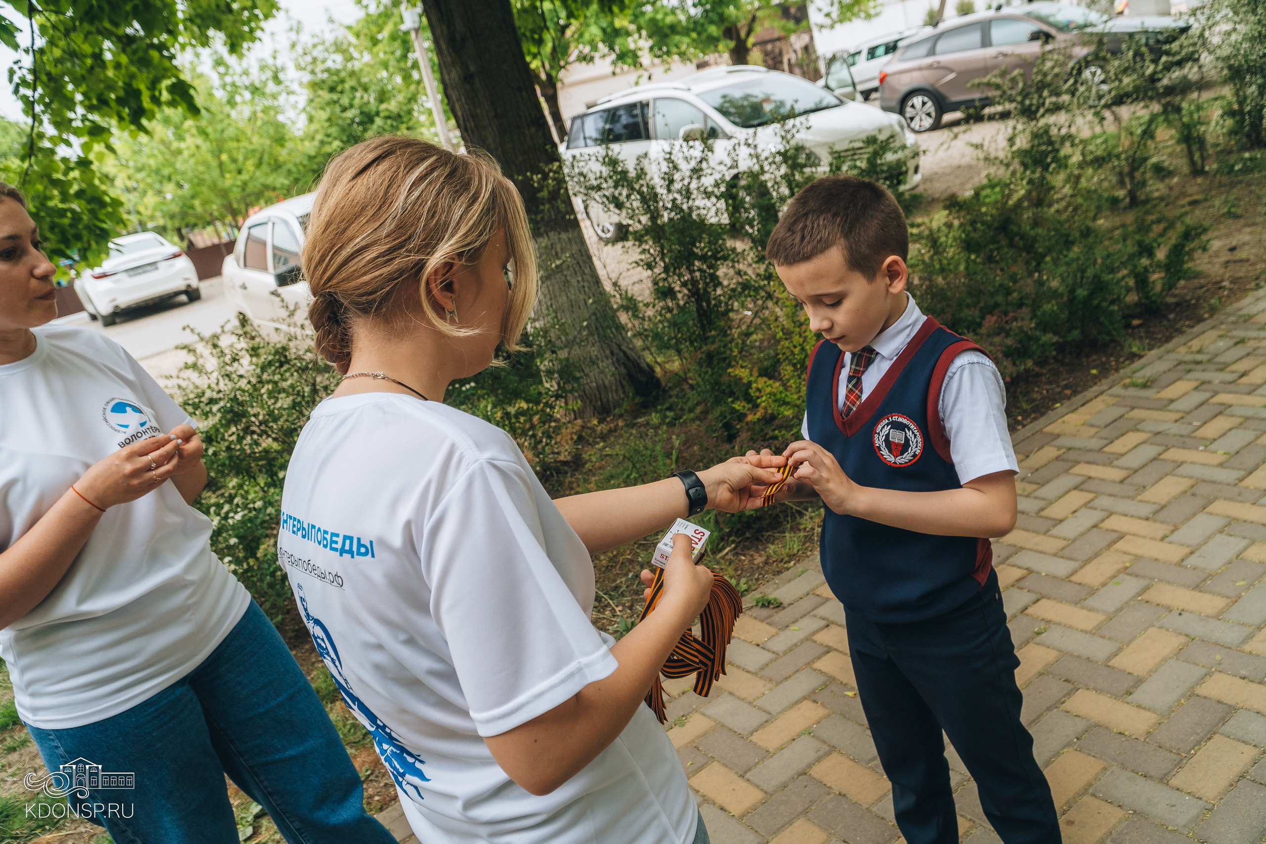 «Георгиевская ленточка — символ Победы». Новотитаровский Дом культуры