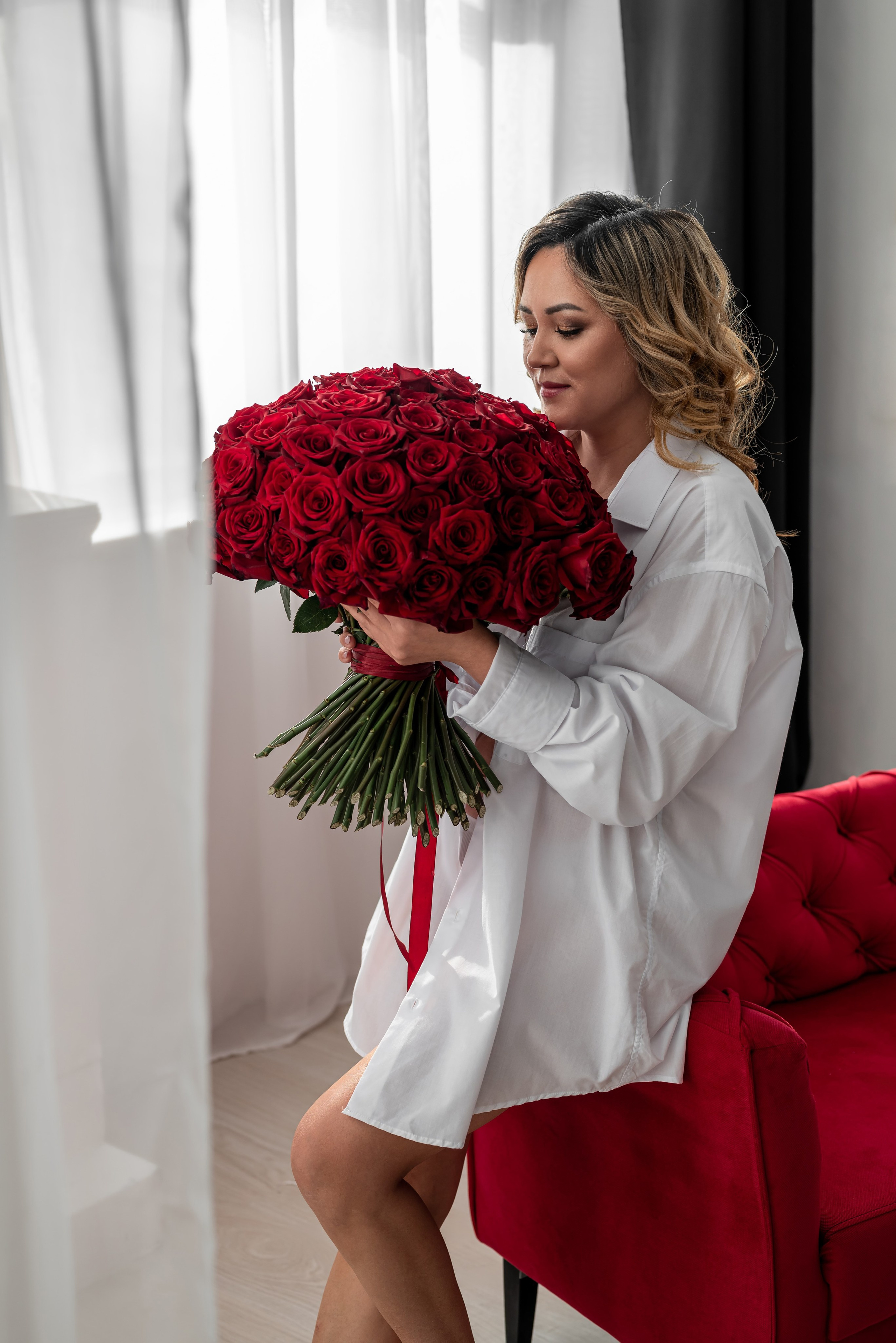 Фотопроект *101 красная роза* 2025 г. Фотограф в городе Салават