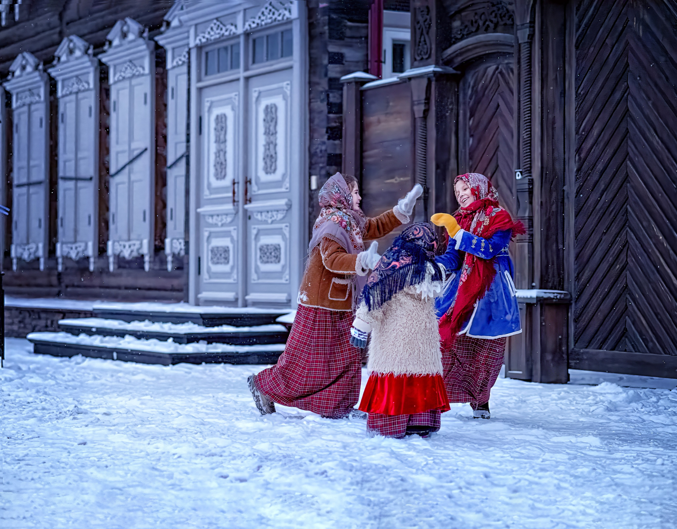 Колядки. Фотографы крещения/венчания  Красноярск Татьяна и Вячеслав Переваловы