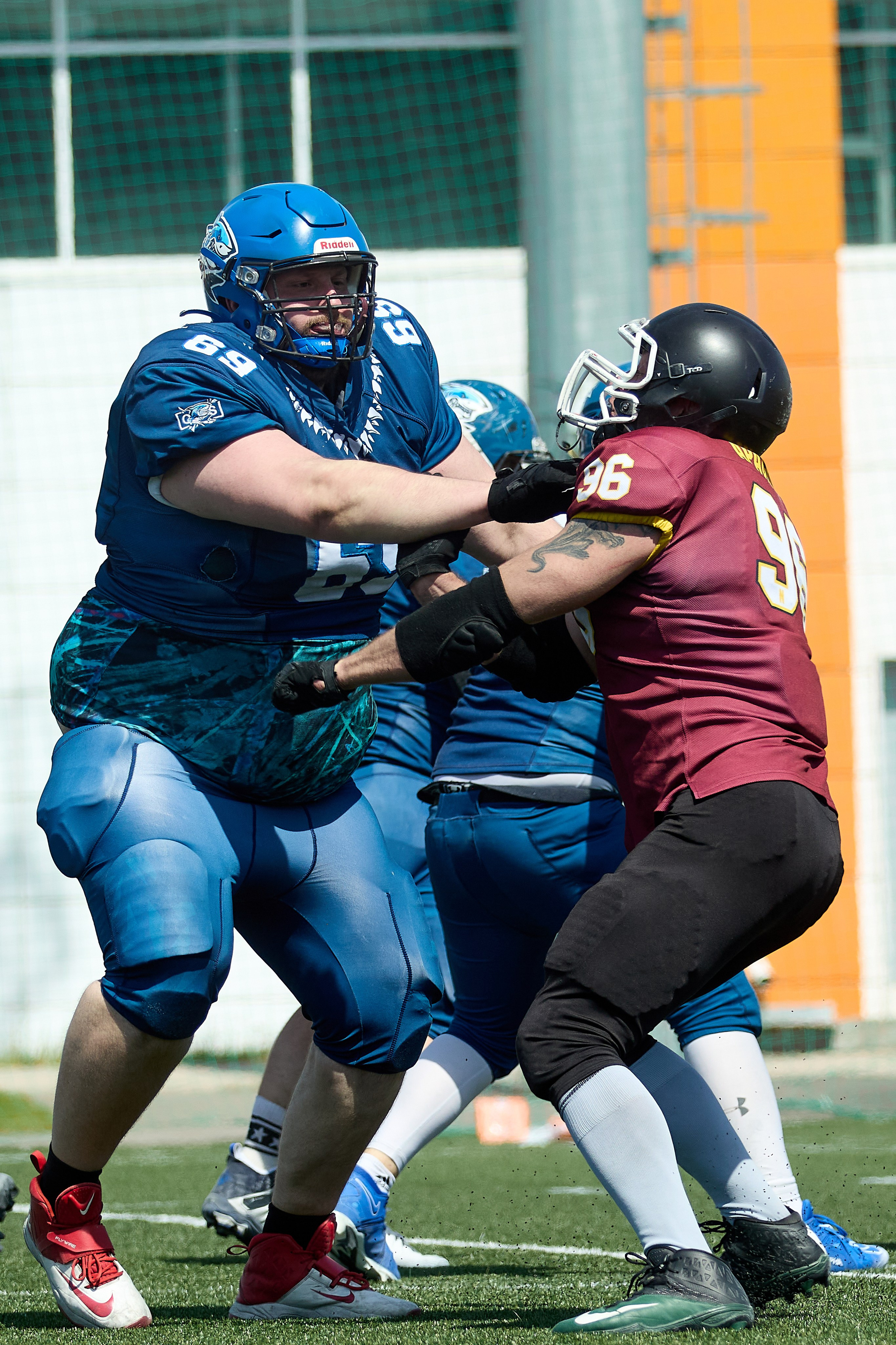 Американский футбол. Матч Чемпионата России. Светлана Родионова — фотограф спортивный и не только