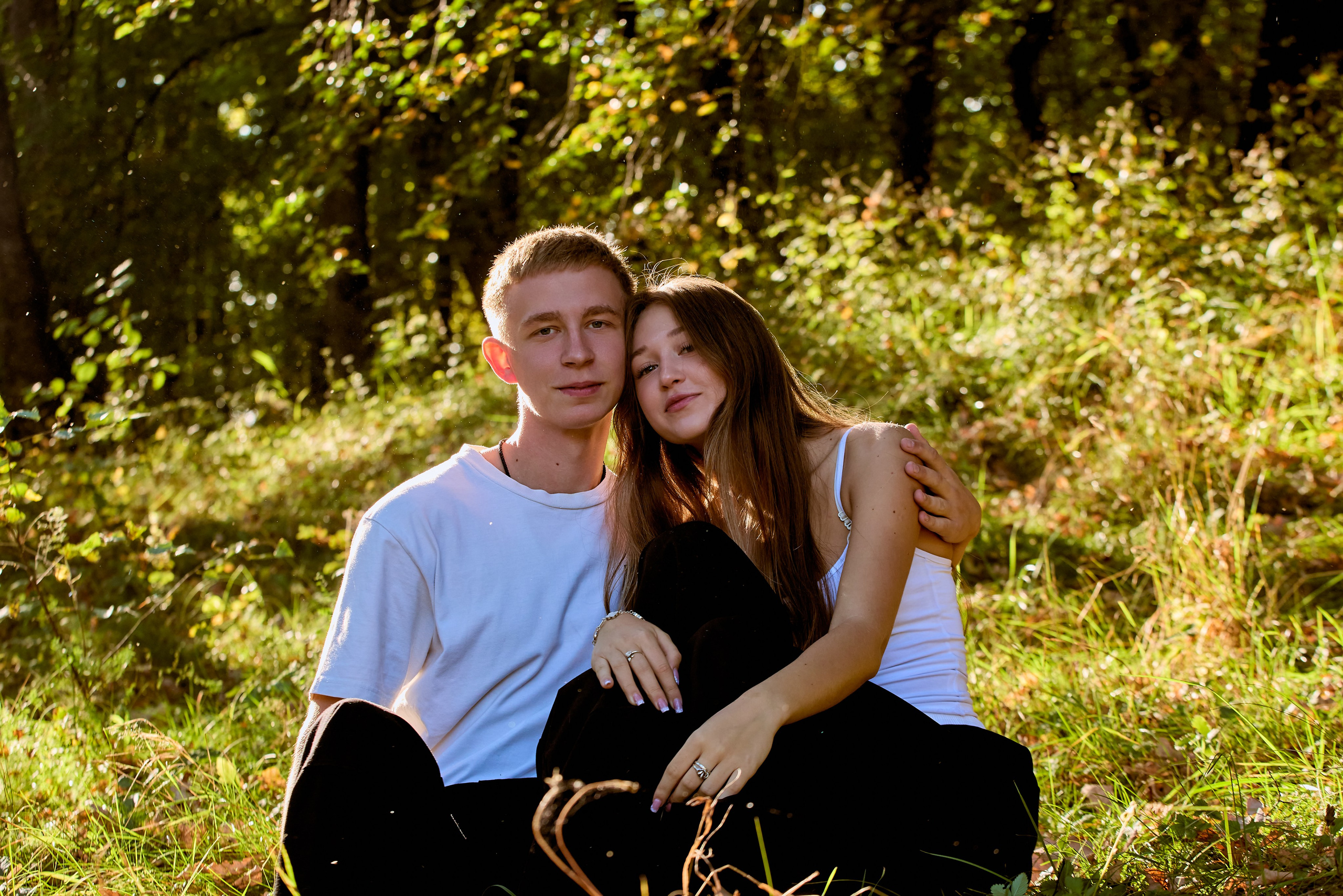 Пара на прогулке в дубовой роще Дзержинск фотограф николай Голованов