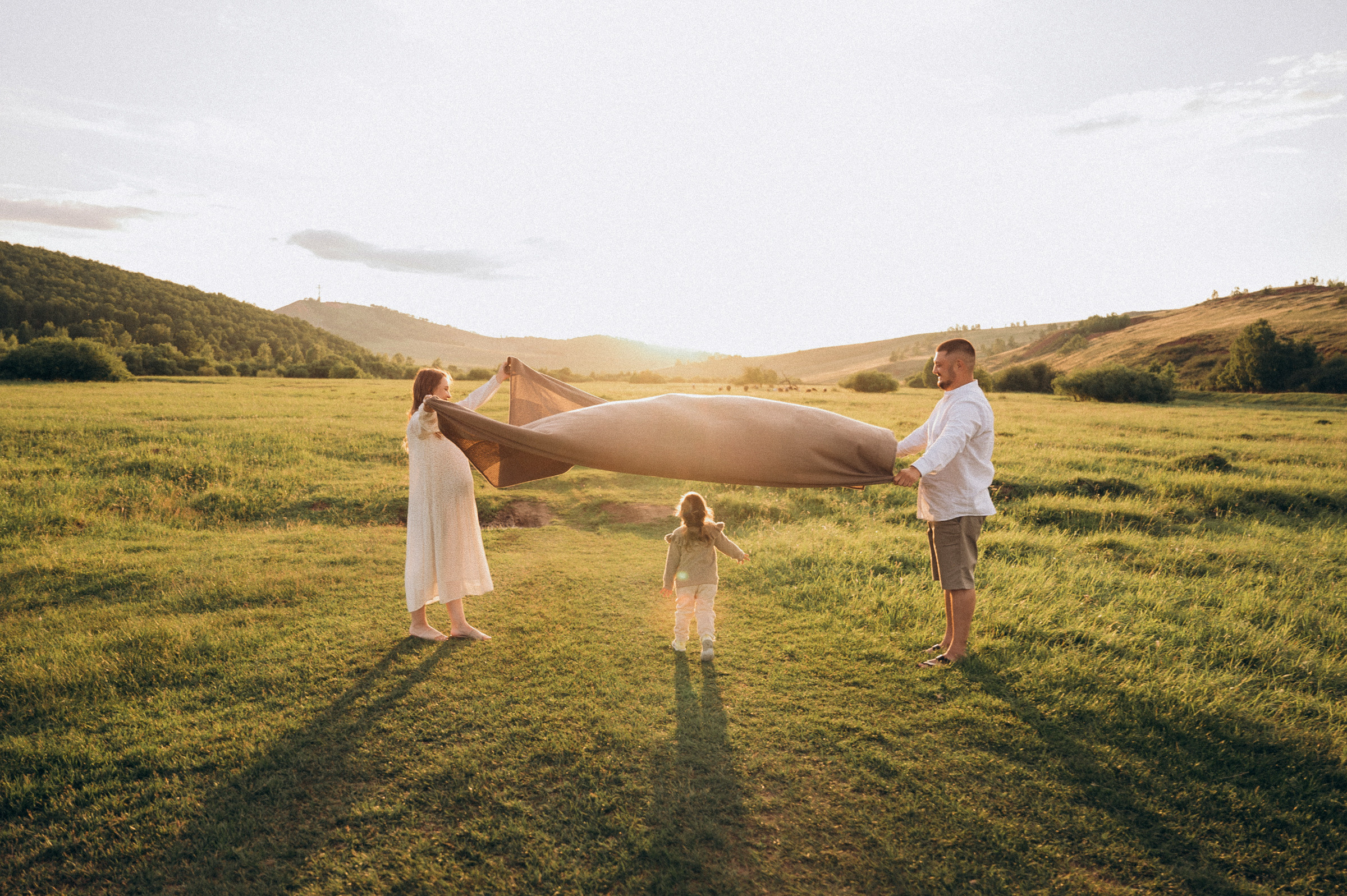 Даша, Семён и Кира. Семейный и свадебный фотограф в Красноярске Садкеева Юлия