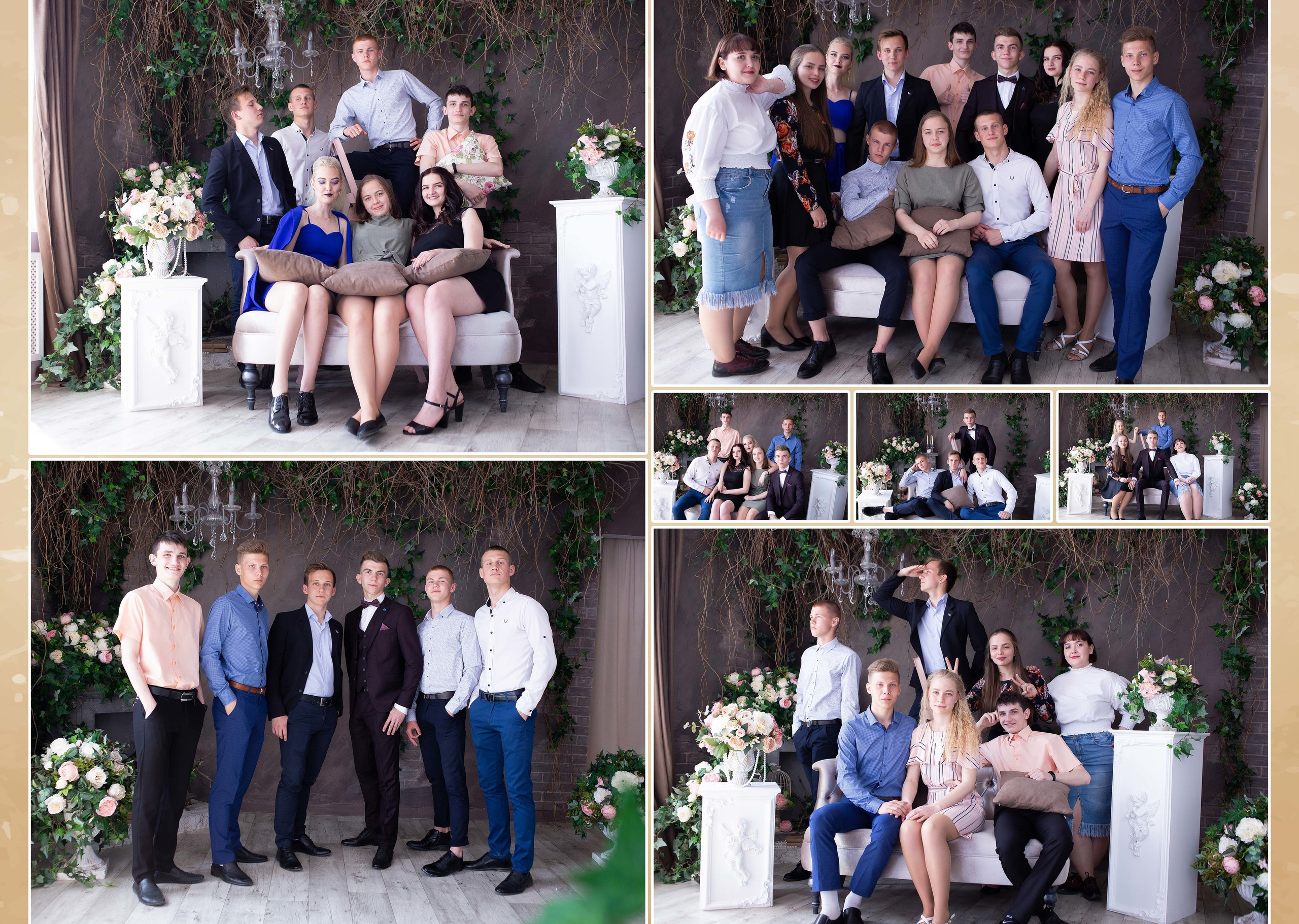 Фотокнига 10 разворотов (20 страниц). Выпускные альбомы Edi ART